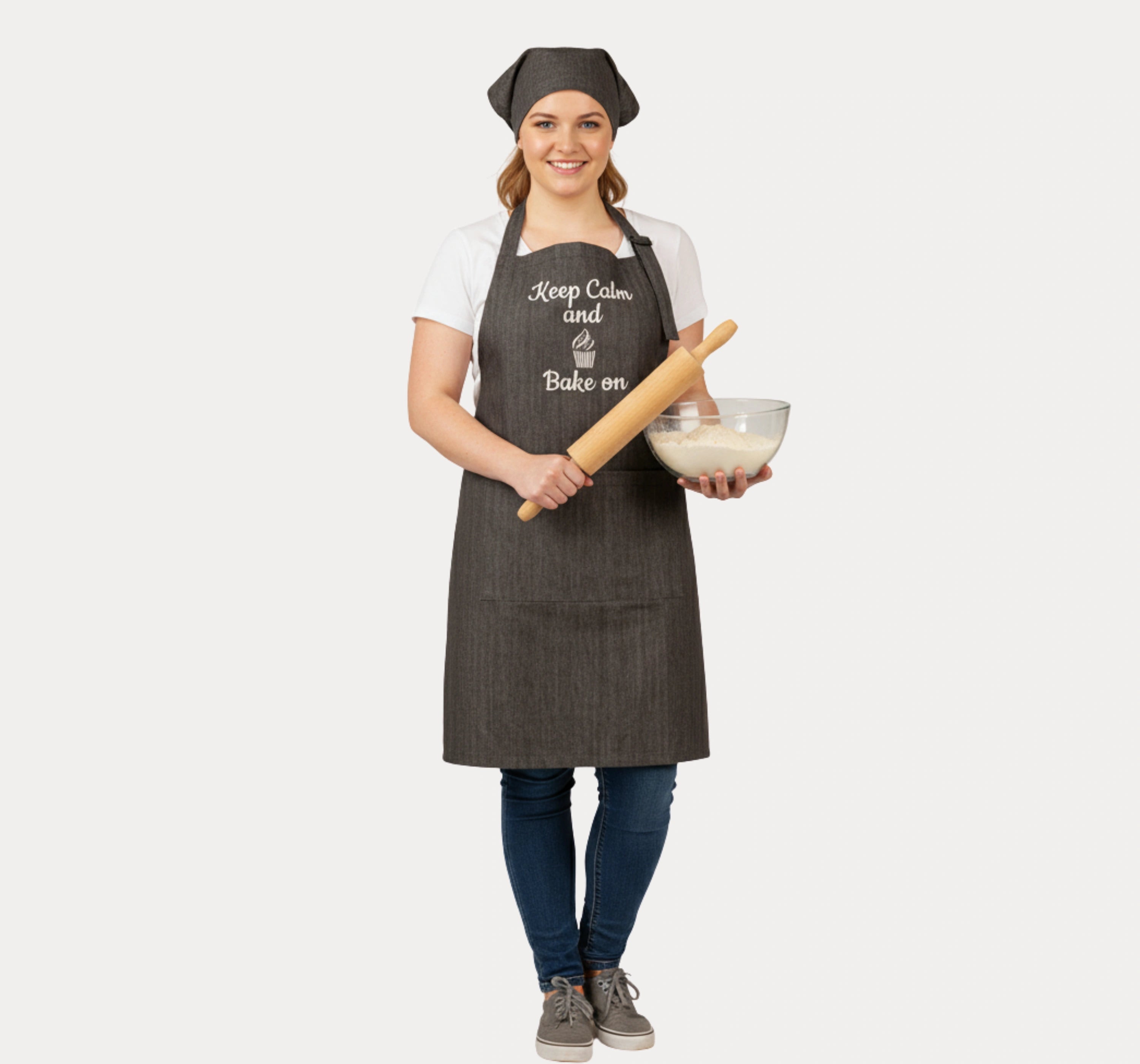 Keep calm and bake on Brown
