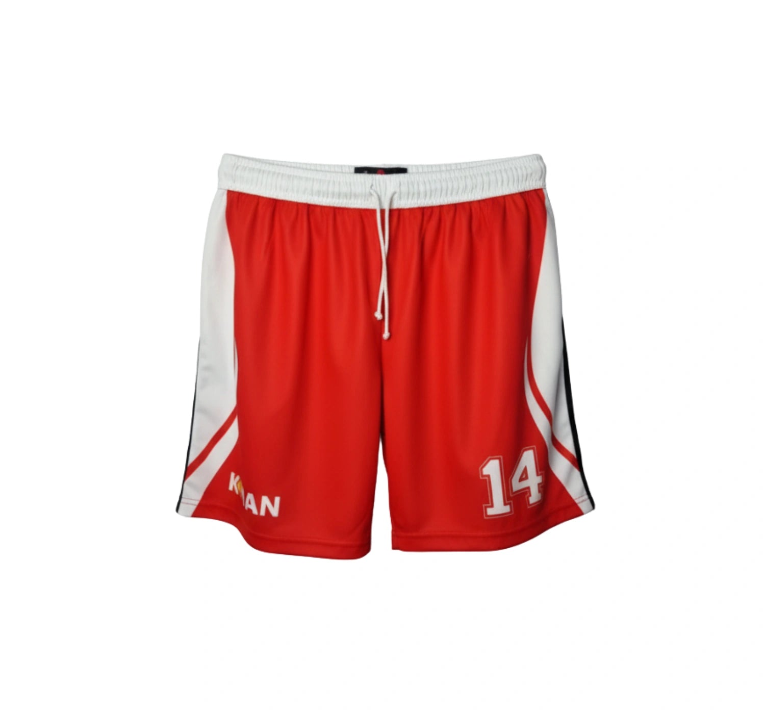 Mens Basketball Shorts UK – red front view