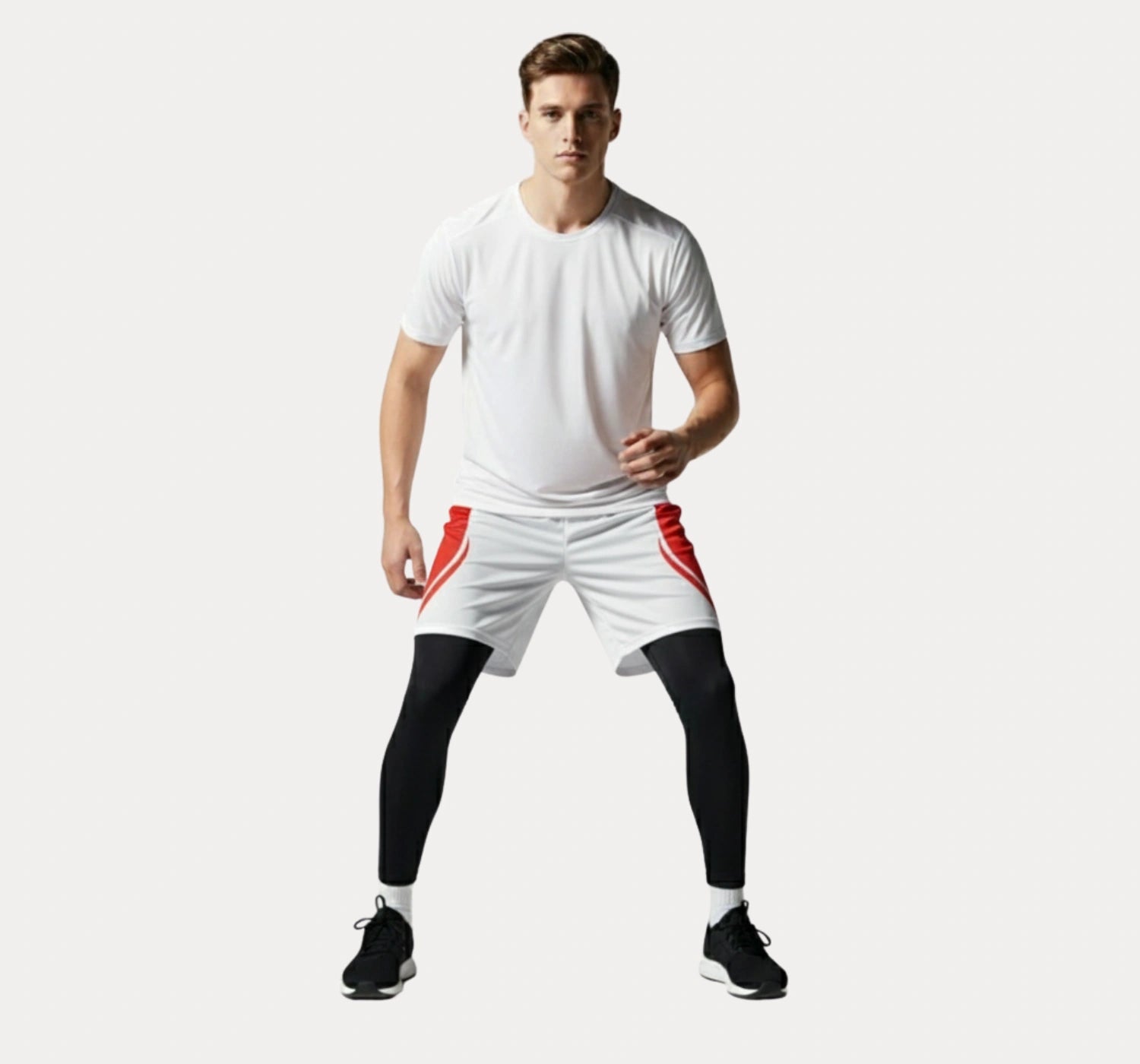 White Athletic Shorts for Men UK lifestyle workout