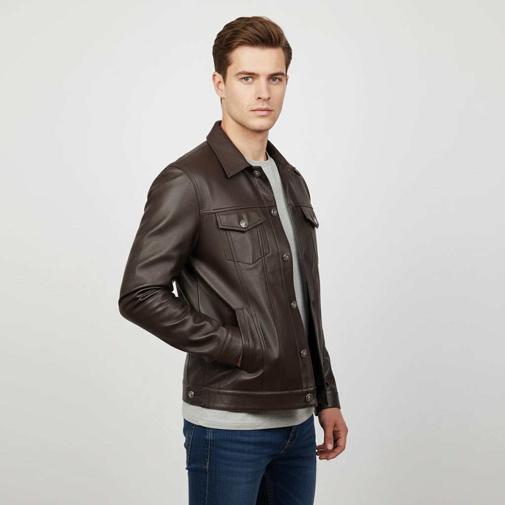 Brown Leather Jacket