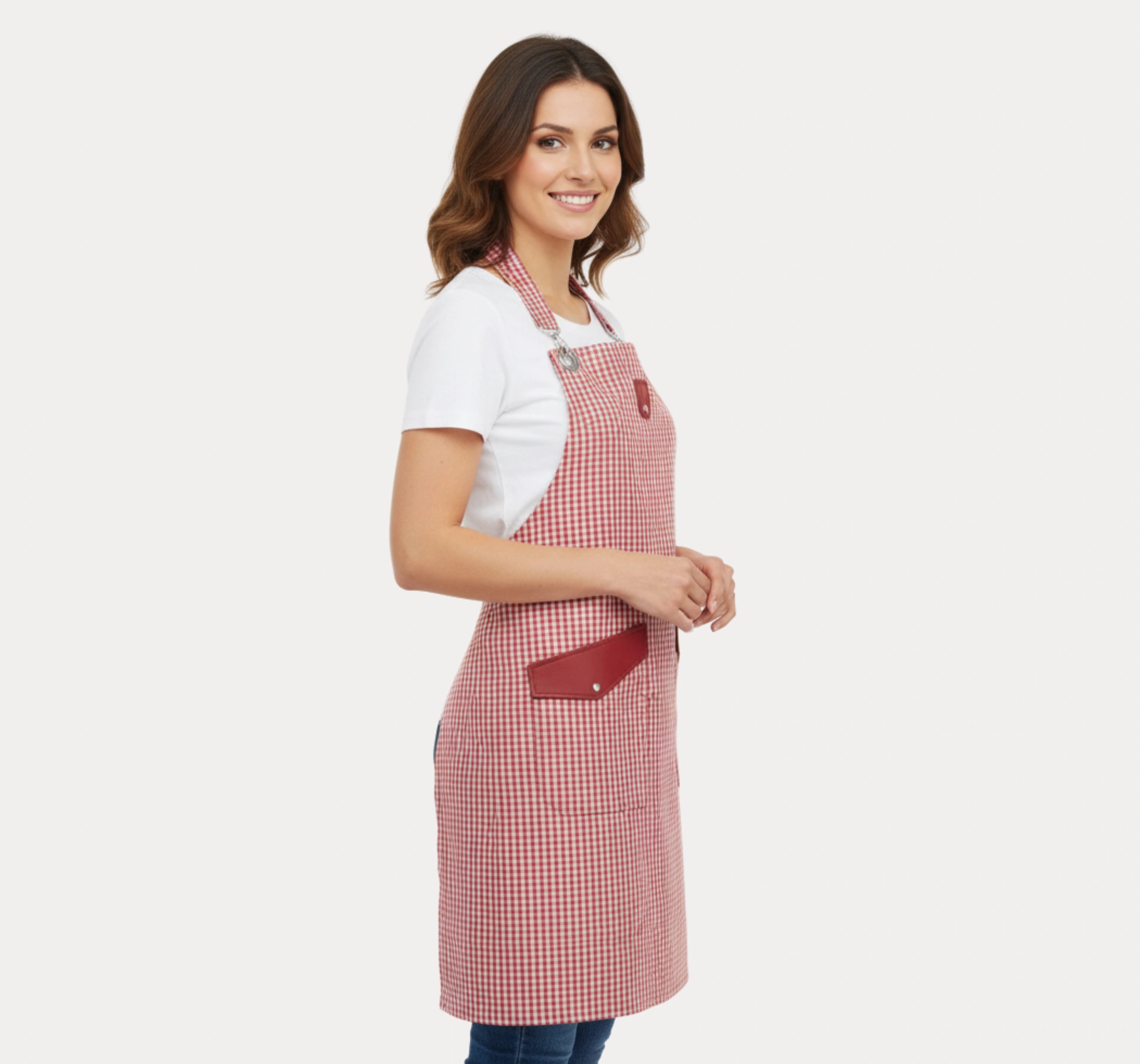 Blush Red Apron