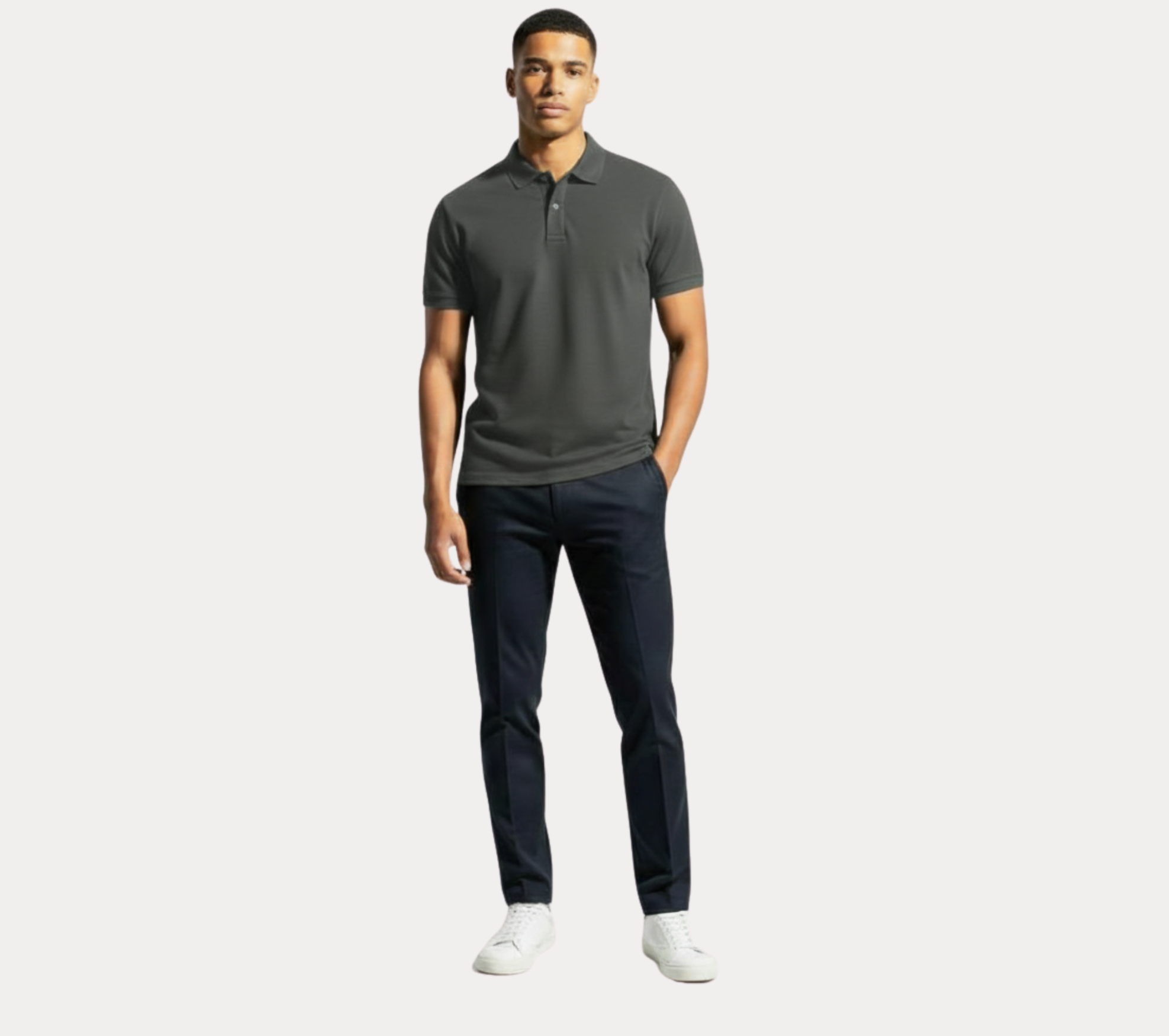 Gray Polo Shirt