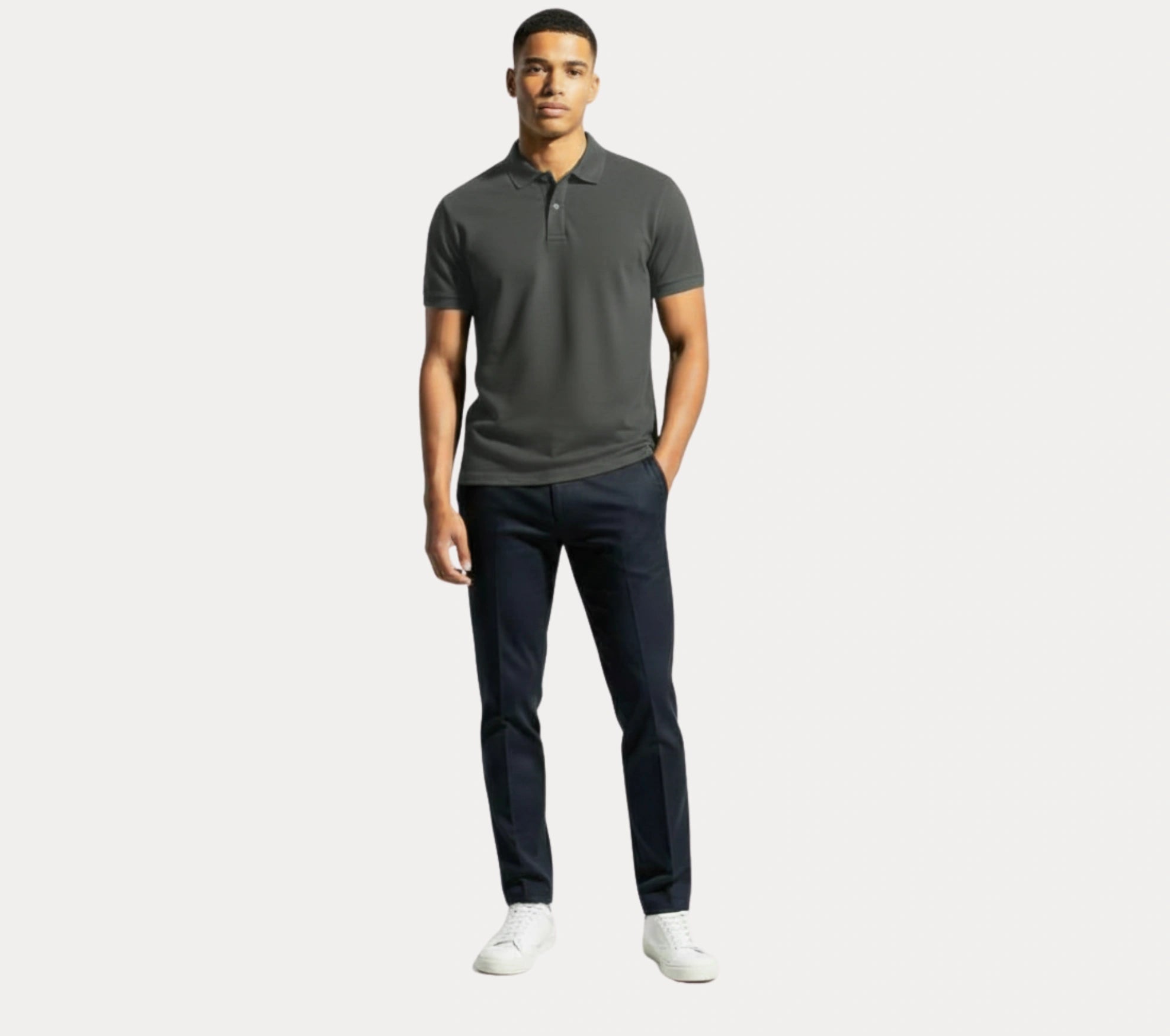 Gray Polo Shirt