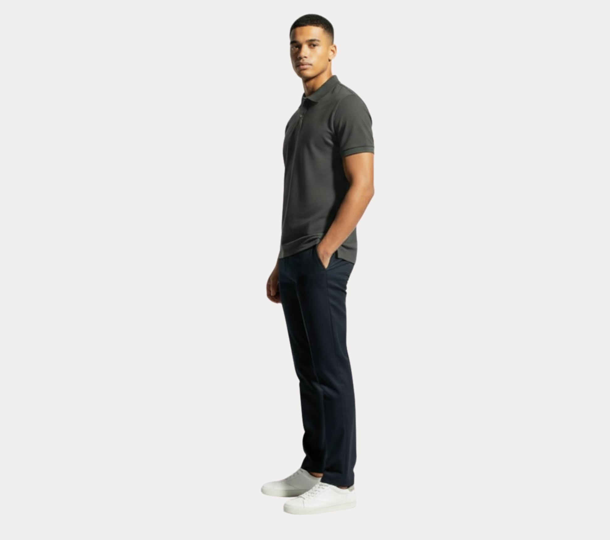 Gray Polo Shirt