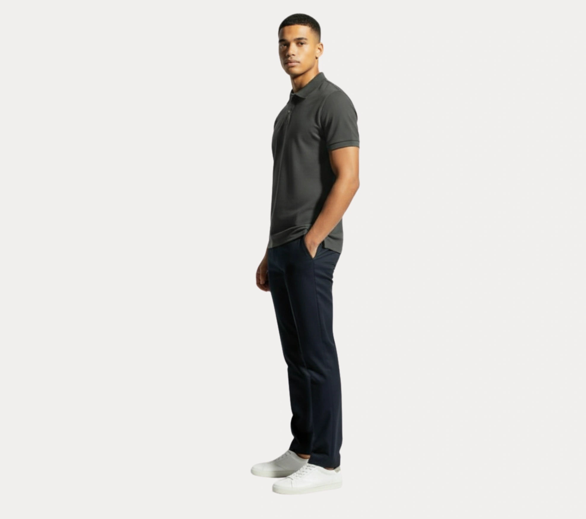 Gray Polo Shirt