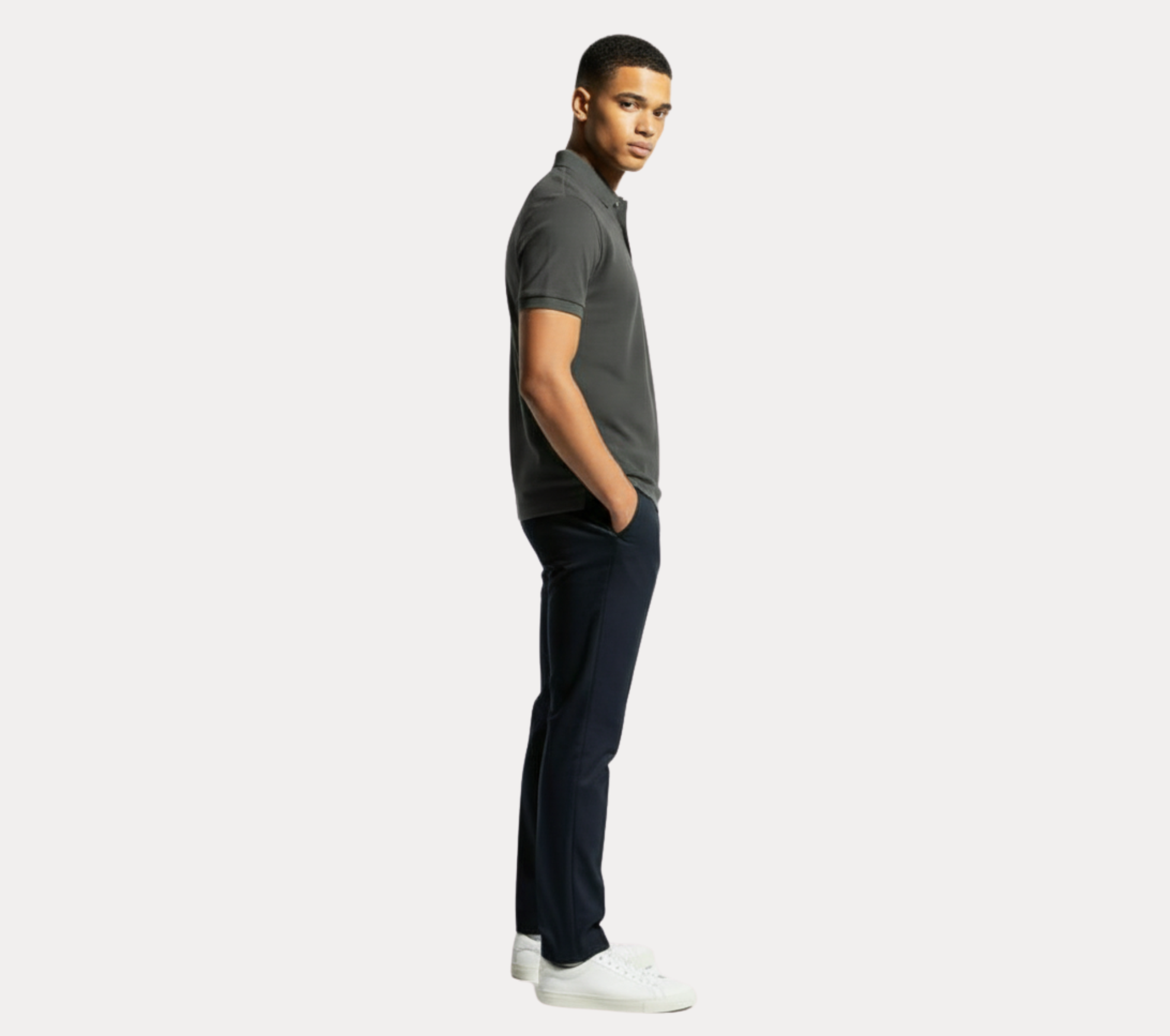 Gray Polo Shirt