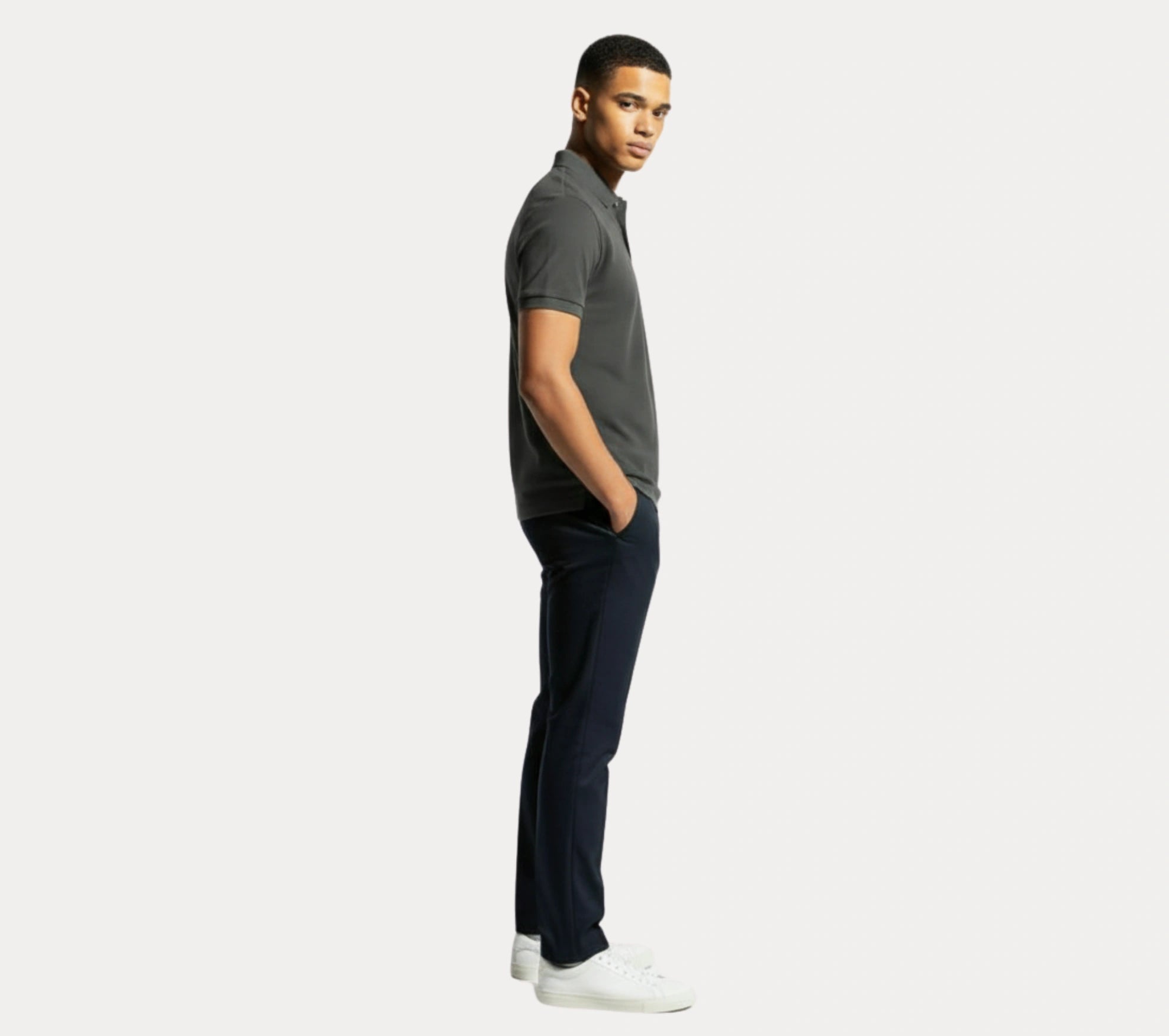 Gray Polo Shirt