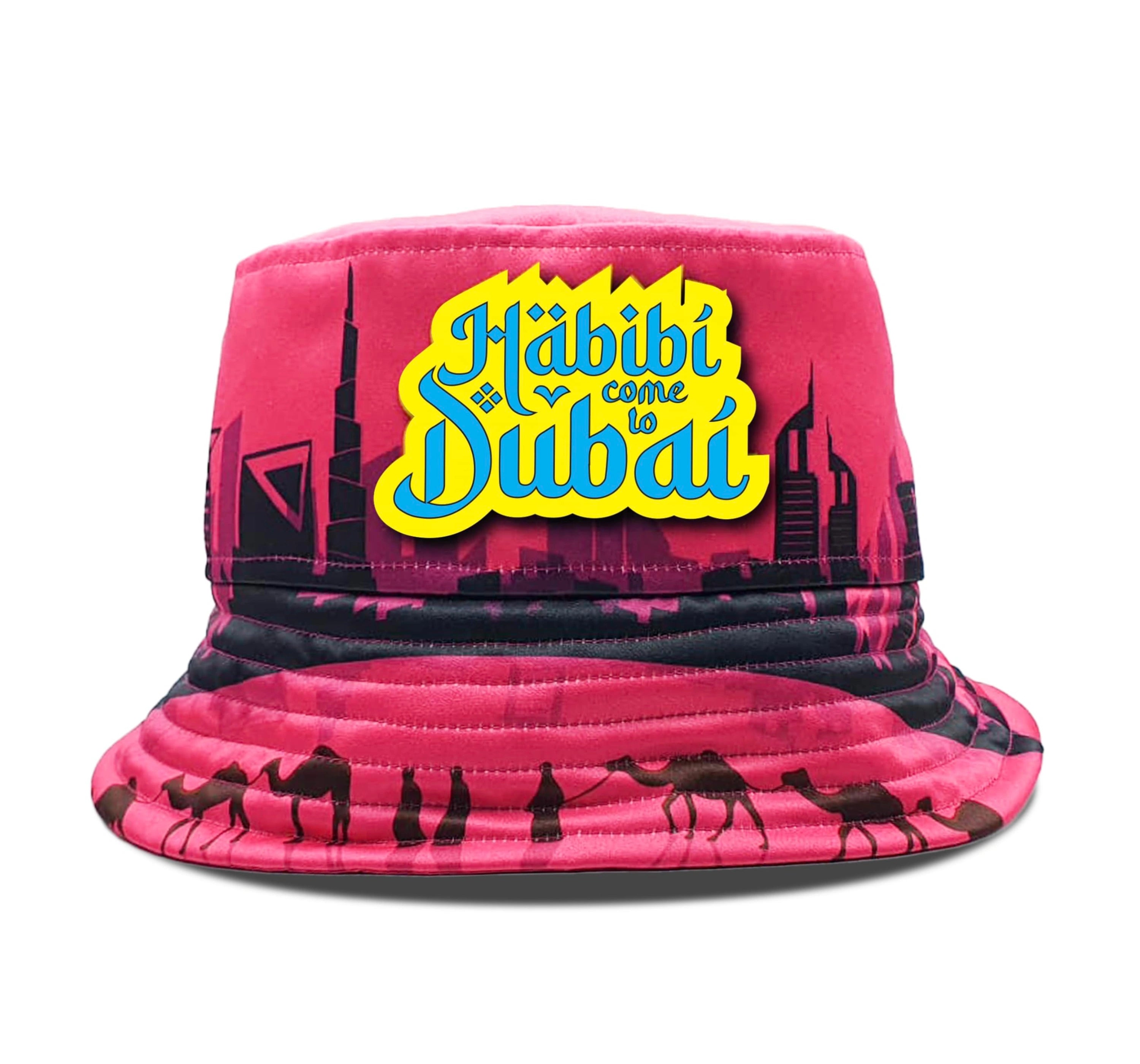 Habibi Dubai Bucket Hat (Pink)