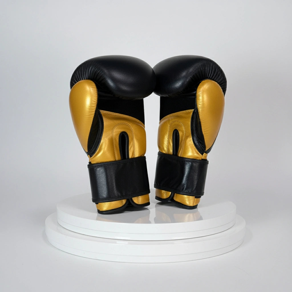 Hero Black & Gold Boxing Gloves