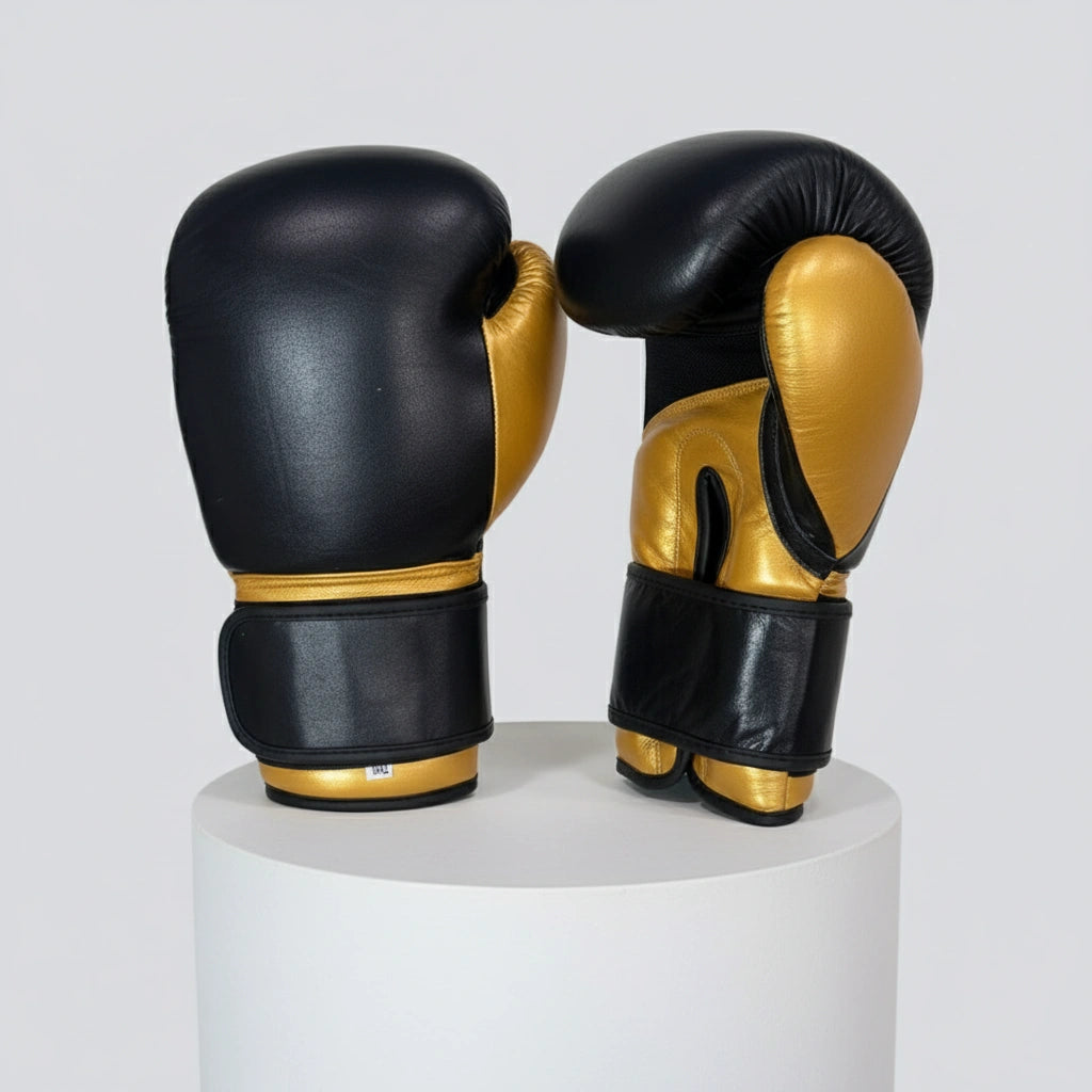 Hero Black & Gold Boxing Gloves