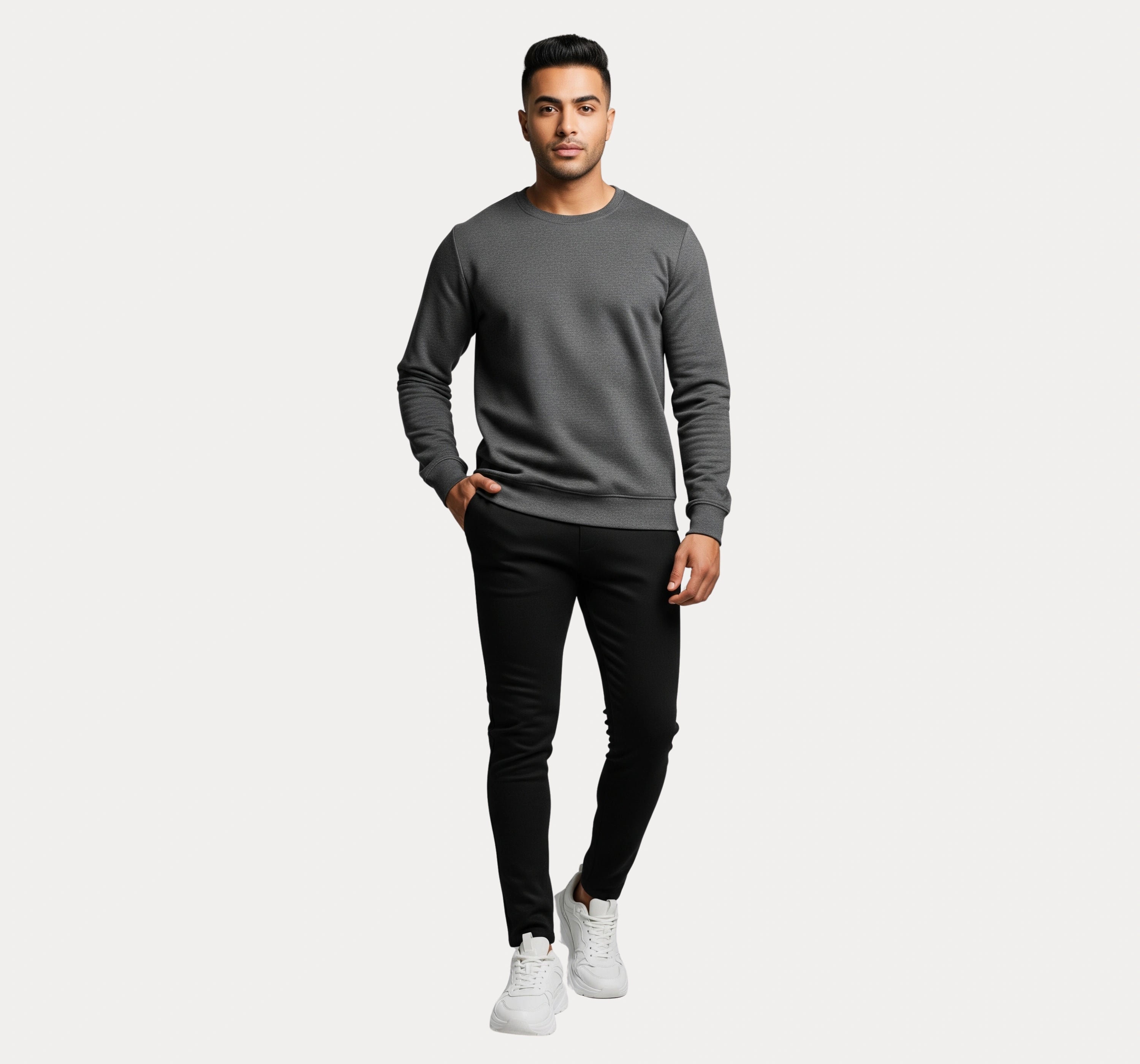 Men's Dark Gray Sweatshirt