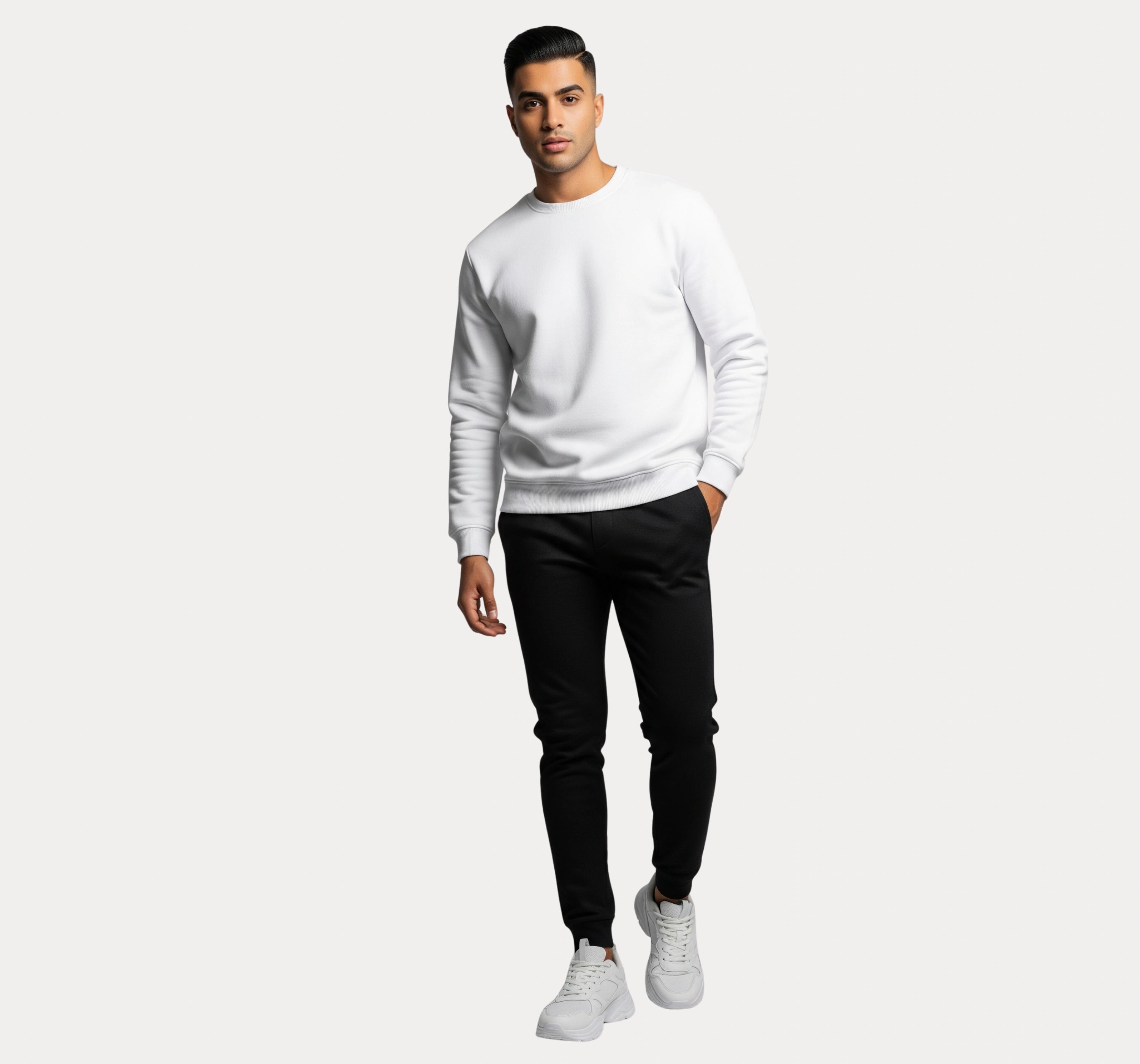 Men's White Sweatshirt