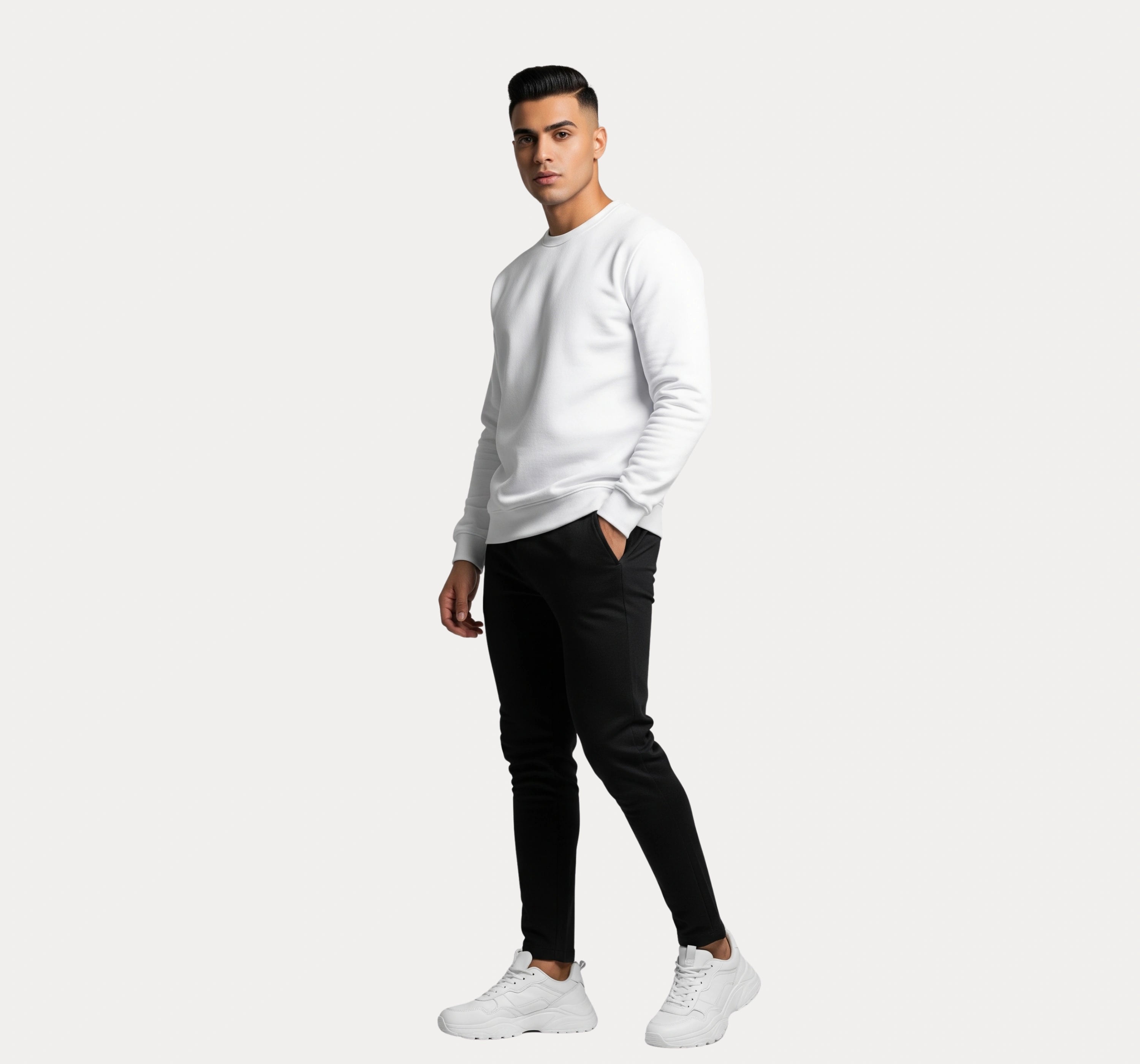 Men's White Sweatshirt