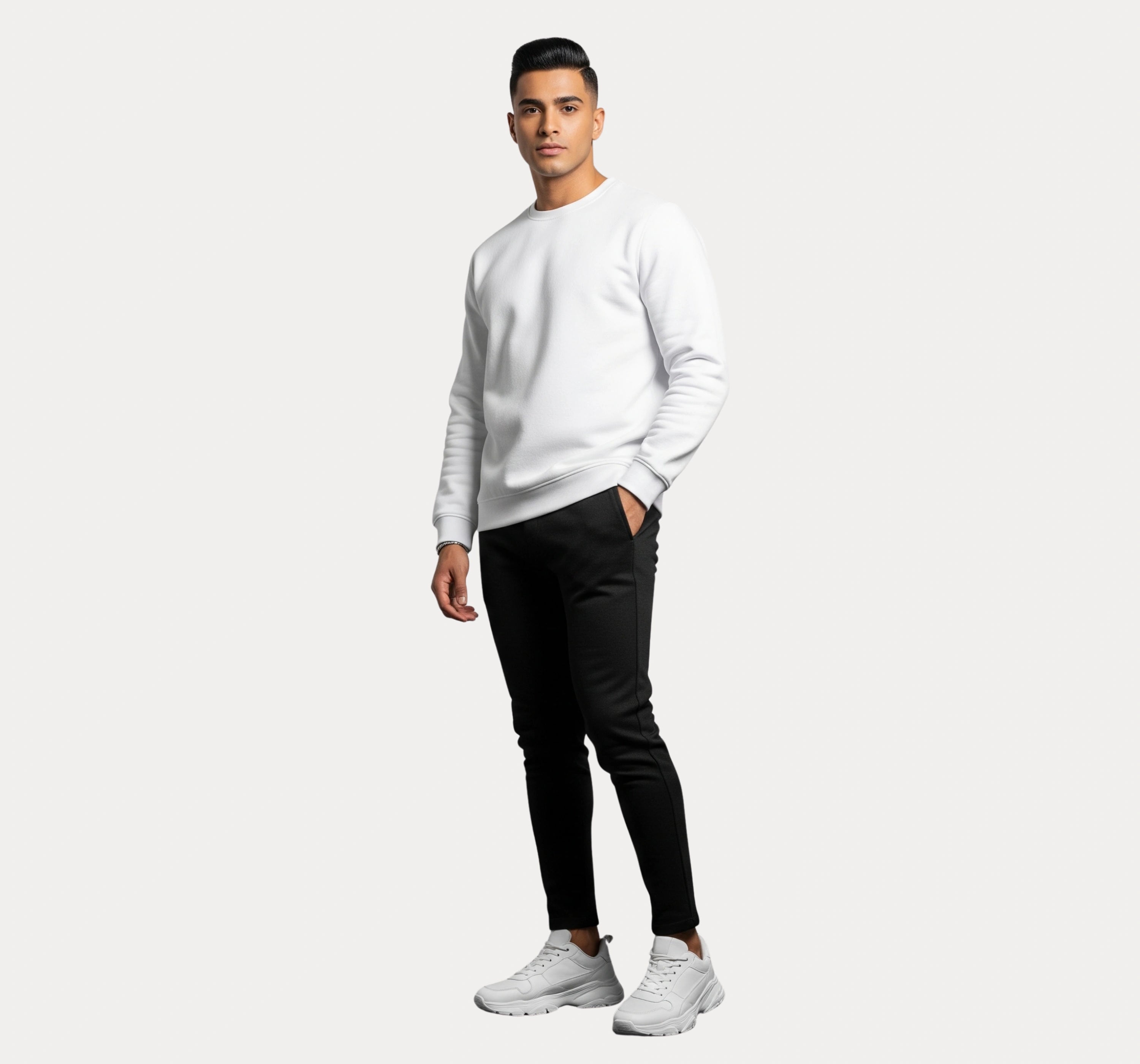 Men's White Sweatshirt