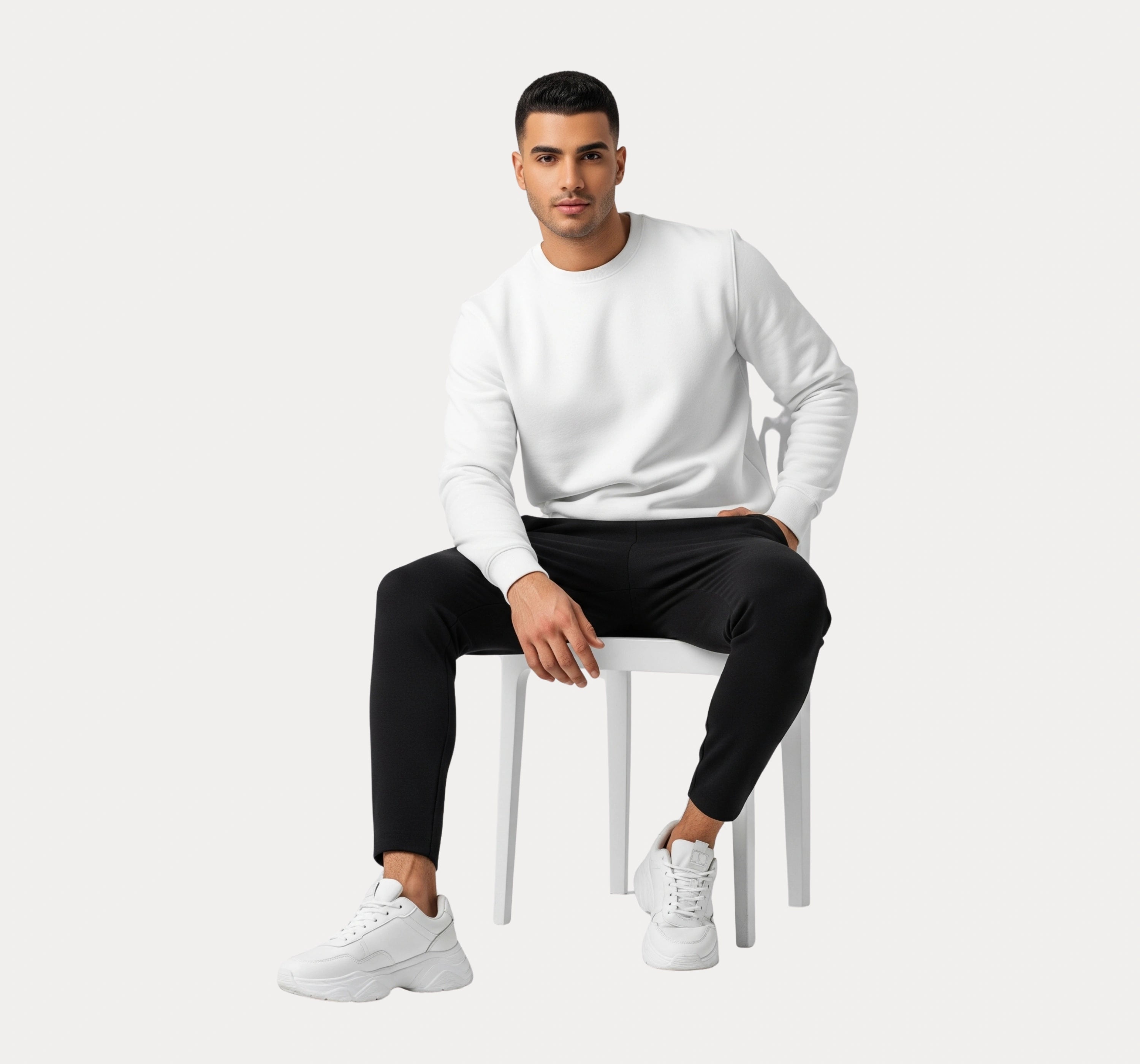 Men's White Sweatshirt