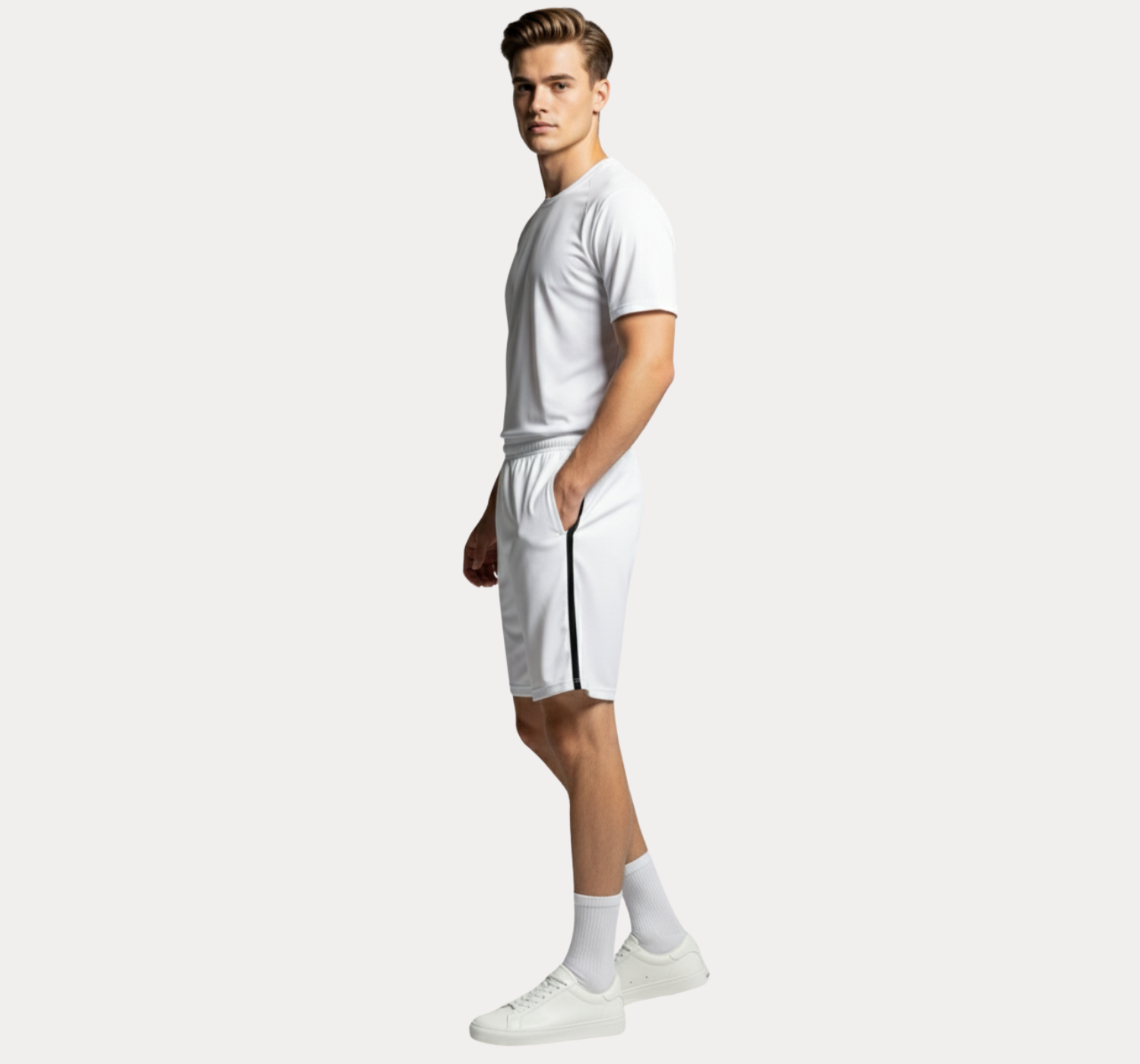 Men's White Shorts