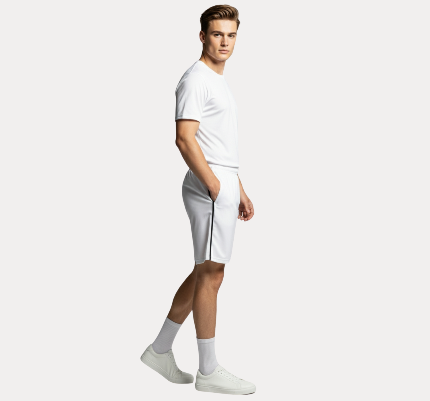 Men's White Shorts