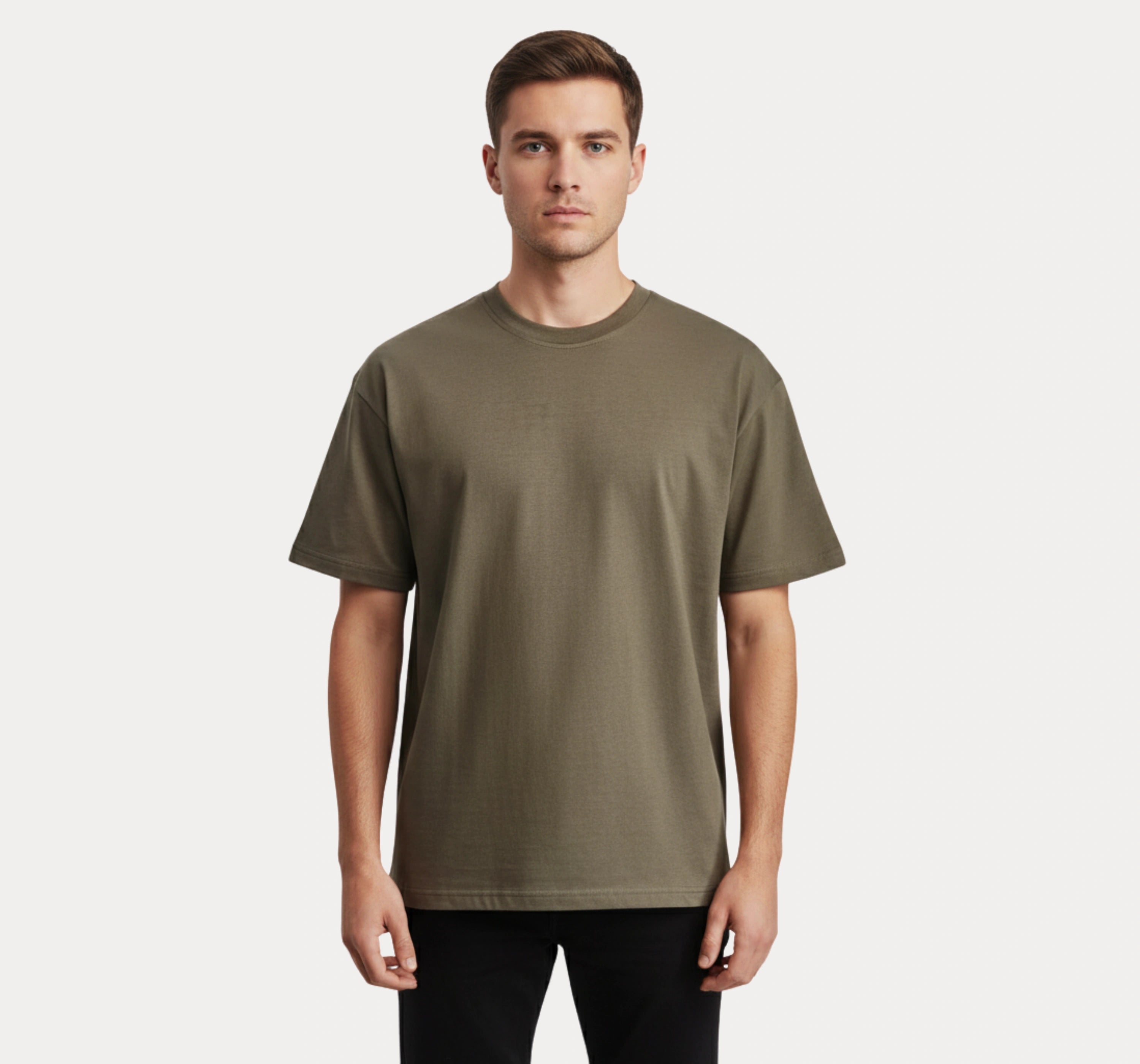 Olive Green Oversized T-Shirt