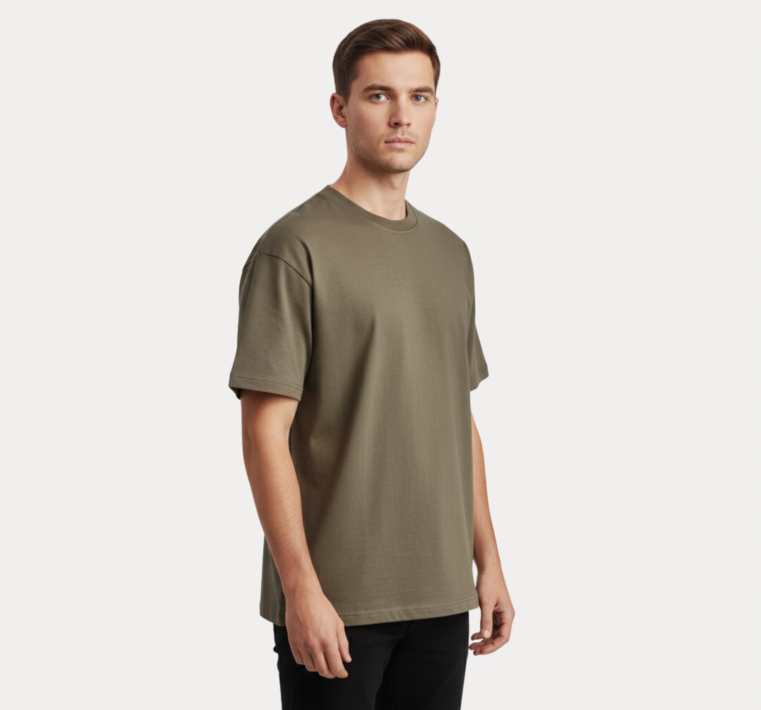 Olive Green Oversized T-Shirt