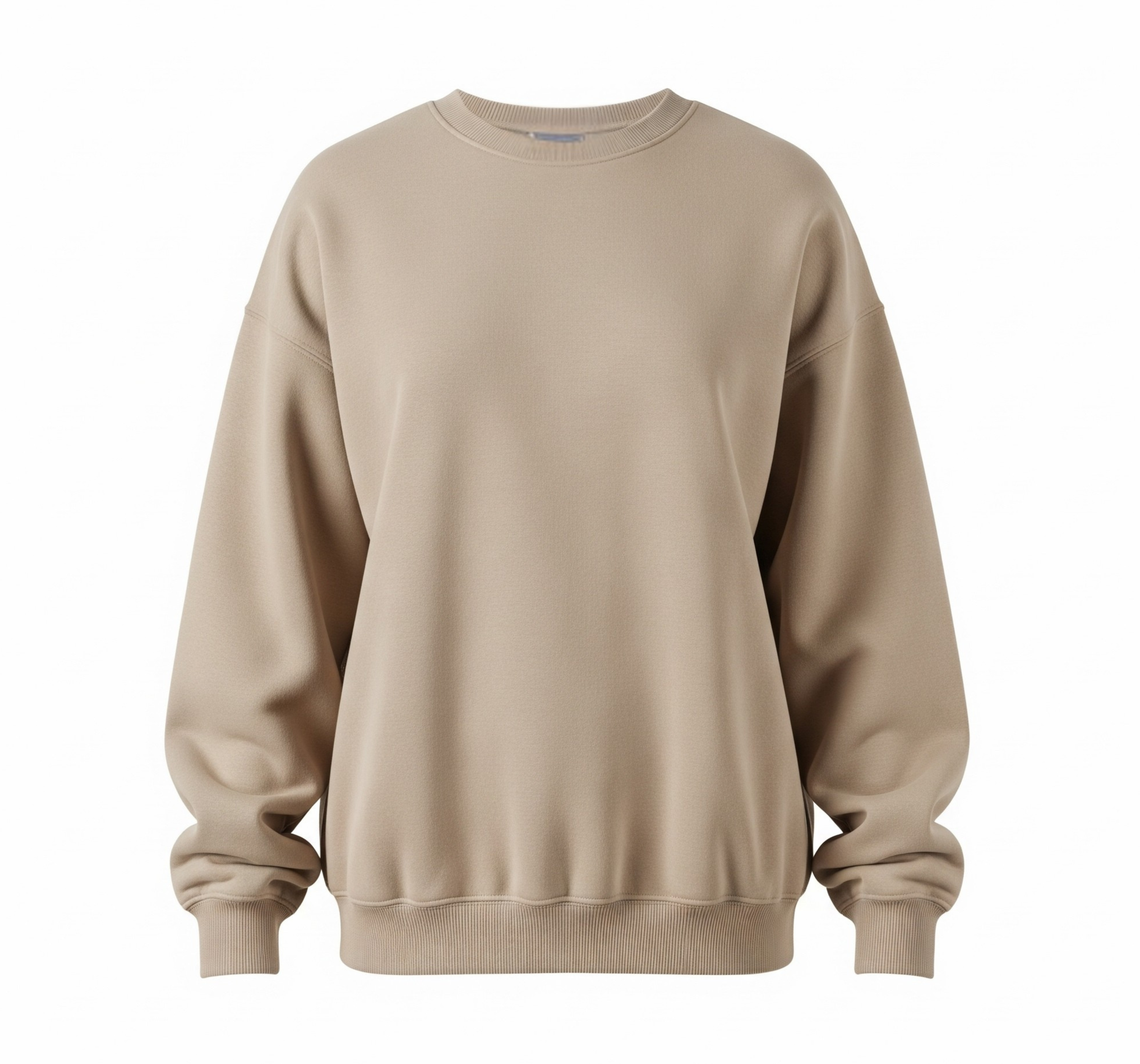 Oversized Beige Sweatshirt