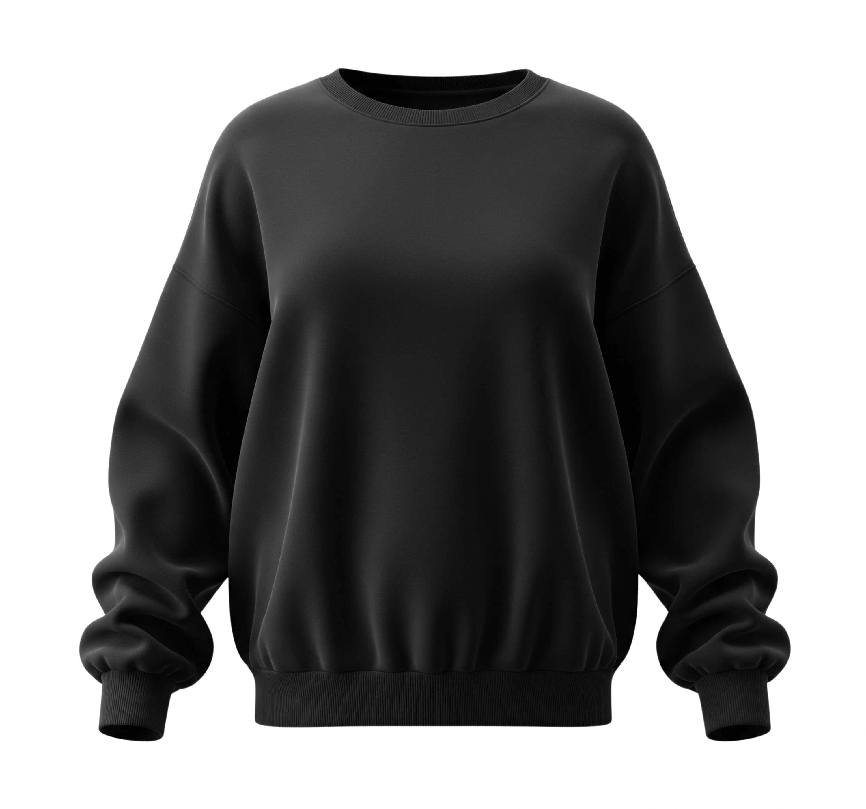Oversized Black Sweatshirt