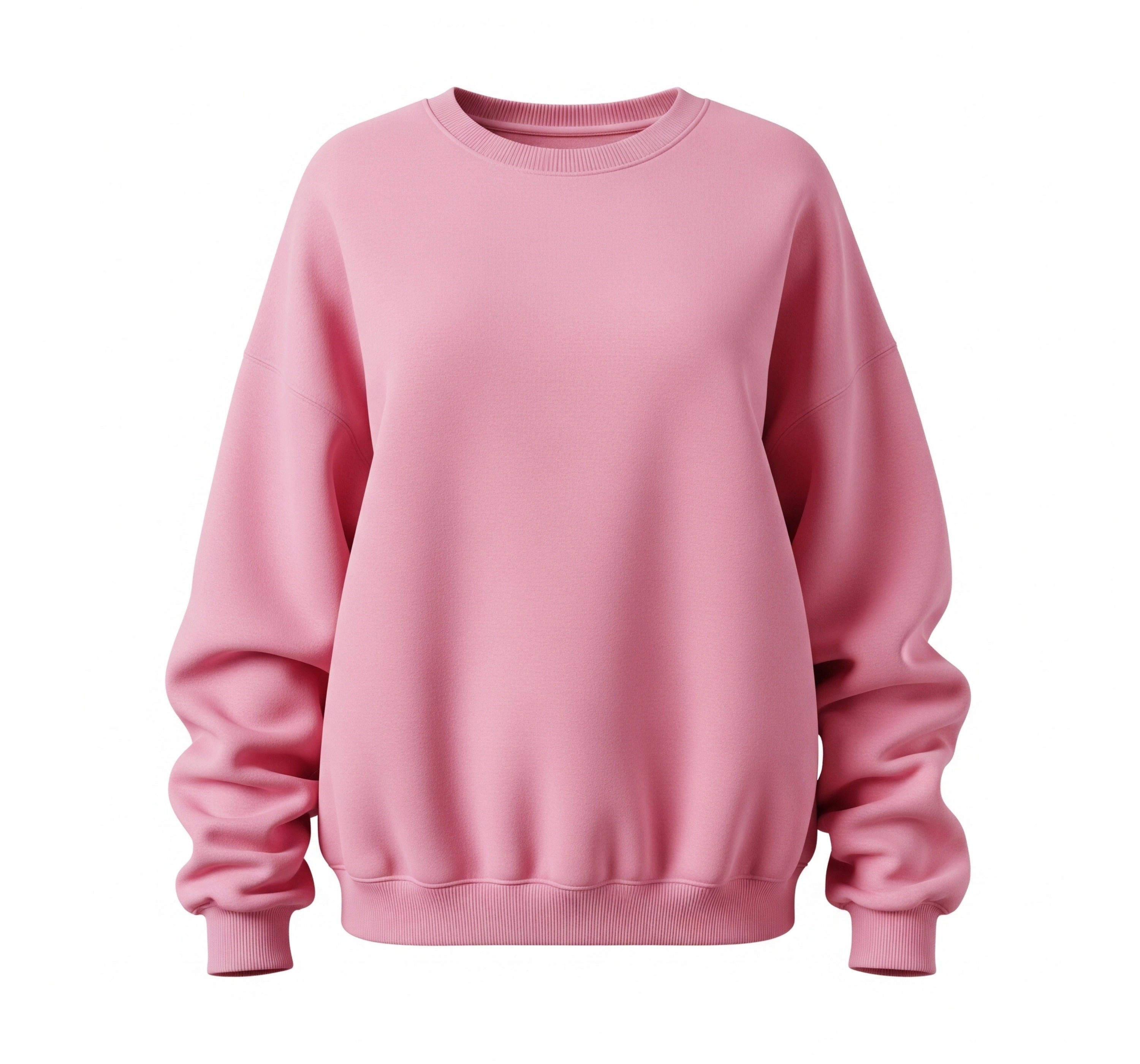 Oversized Pink Sweatshirt