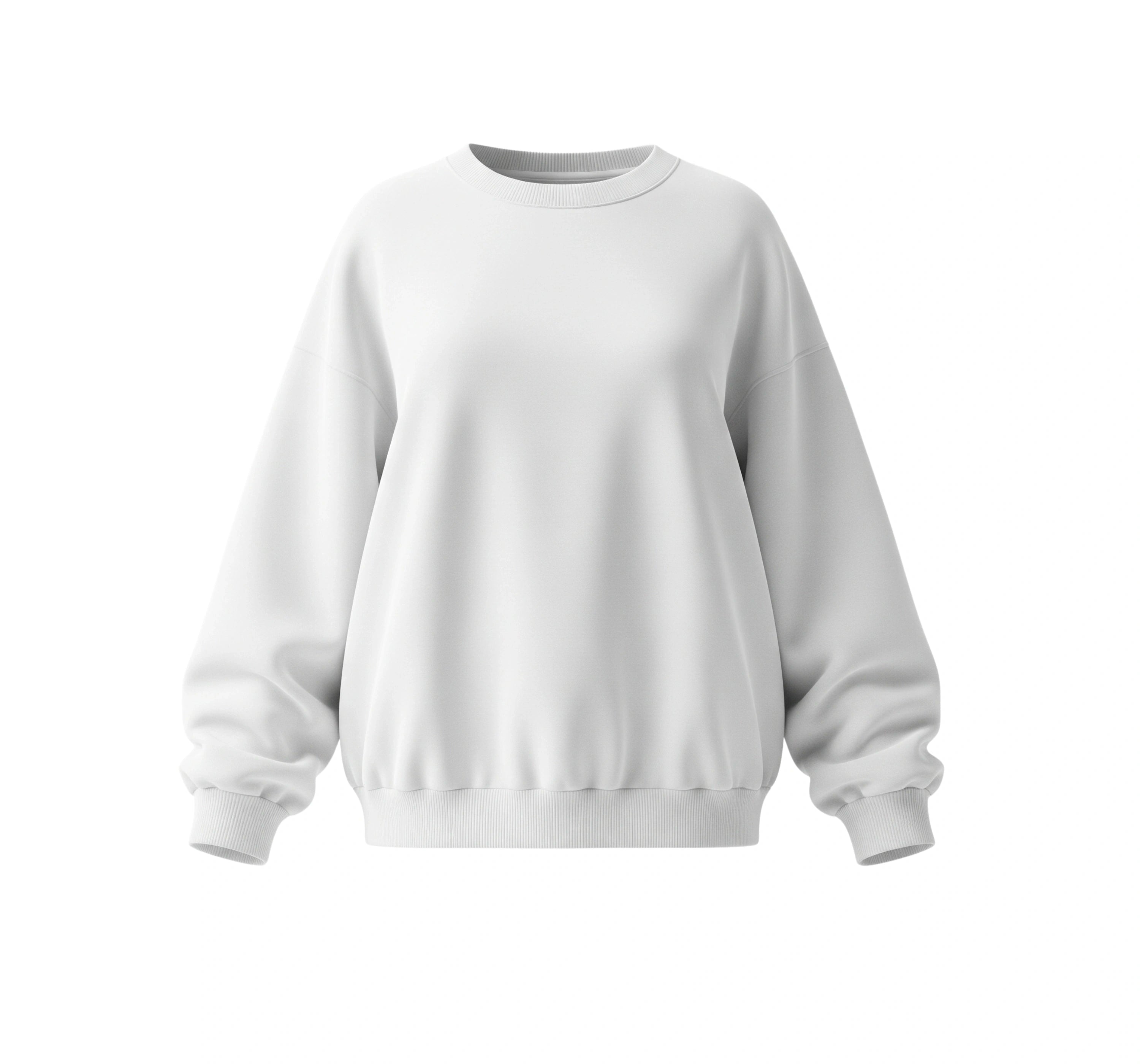 Oversized White Sweatshirt