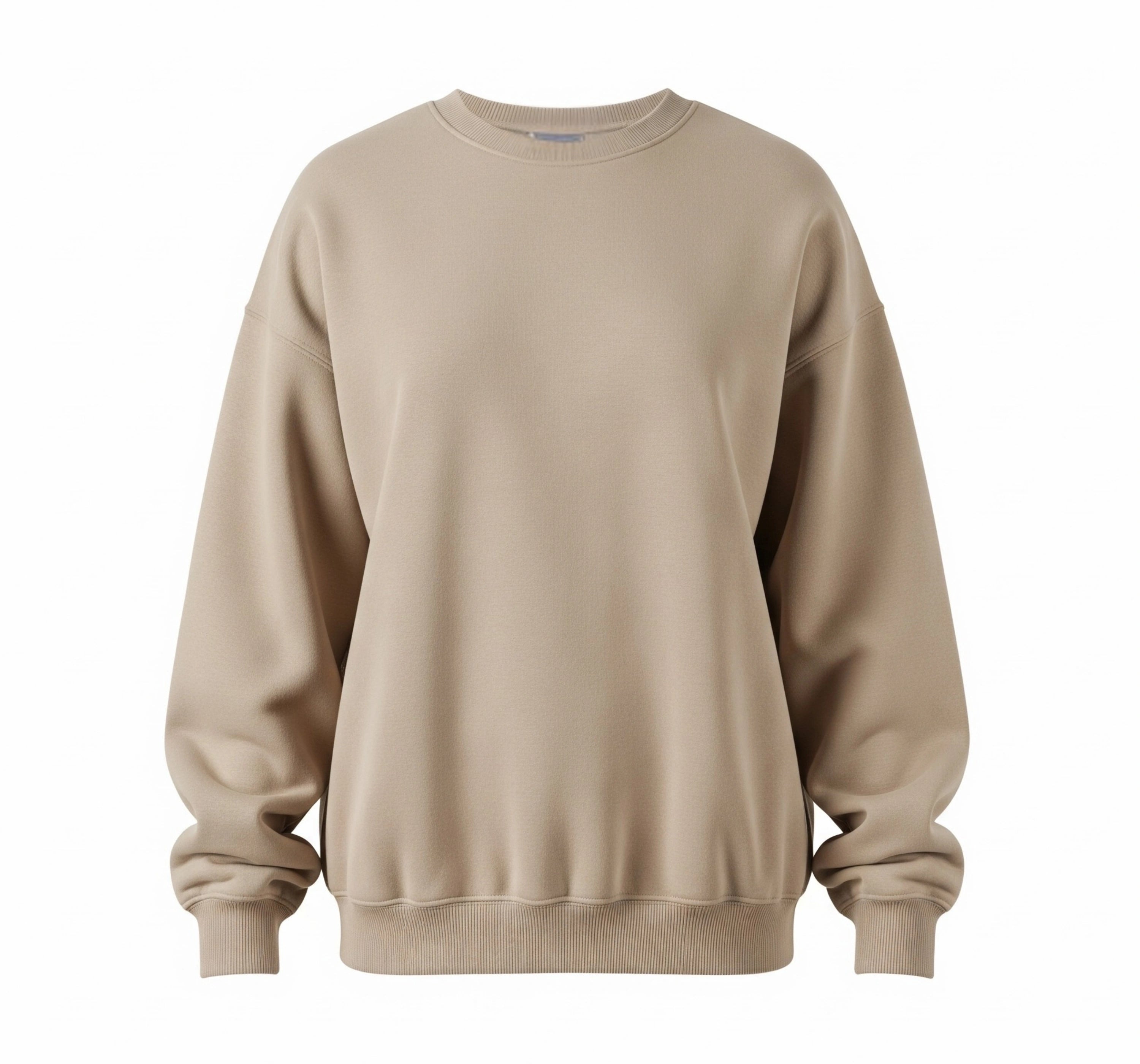 Oversized Beige Sweatshirt