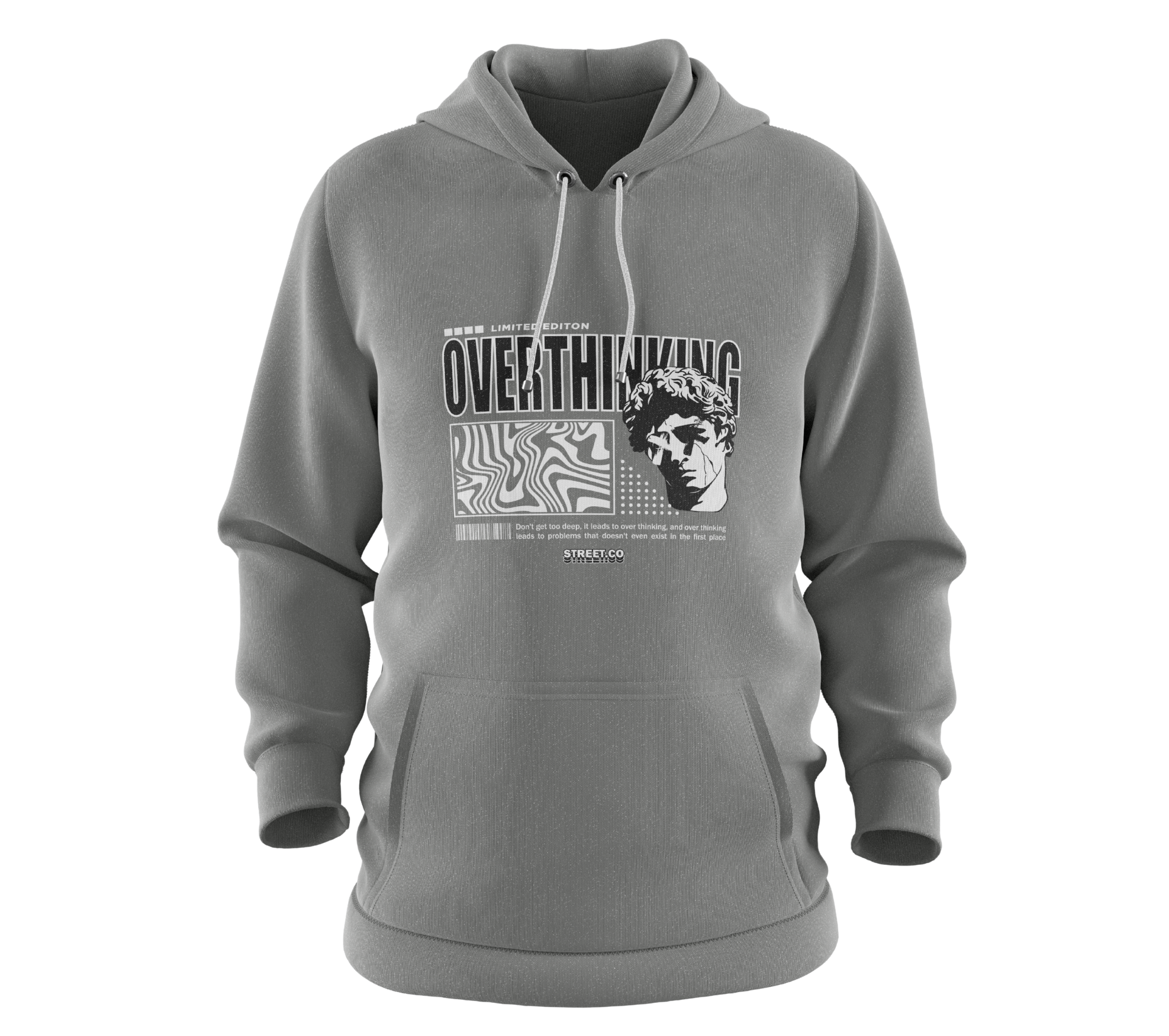Overthinking Hoodie Black