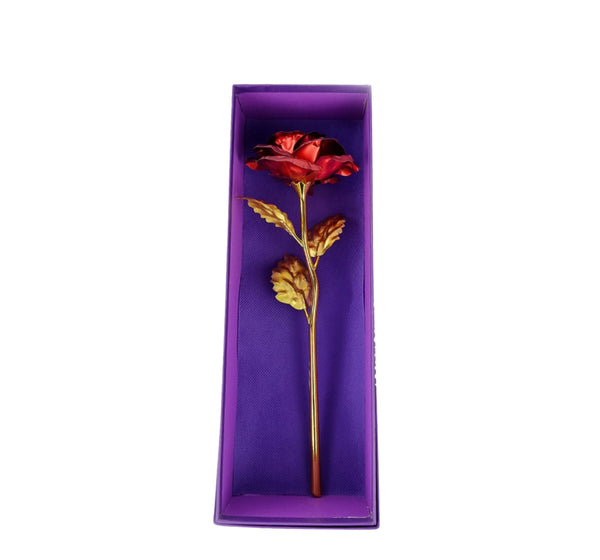 Red artificial flowers UK – bouquet front view