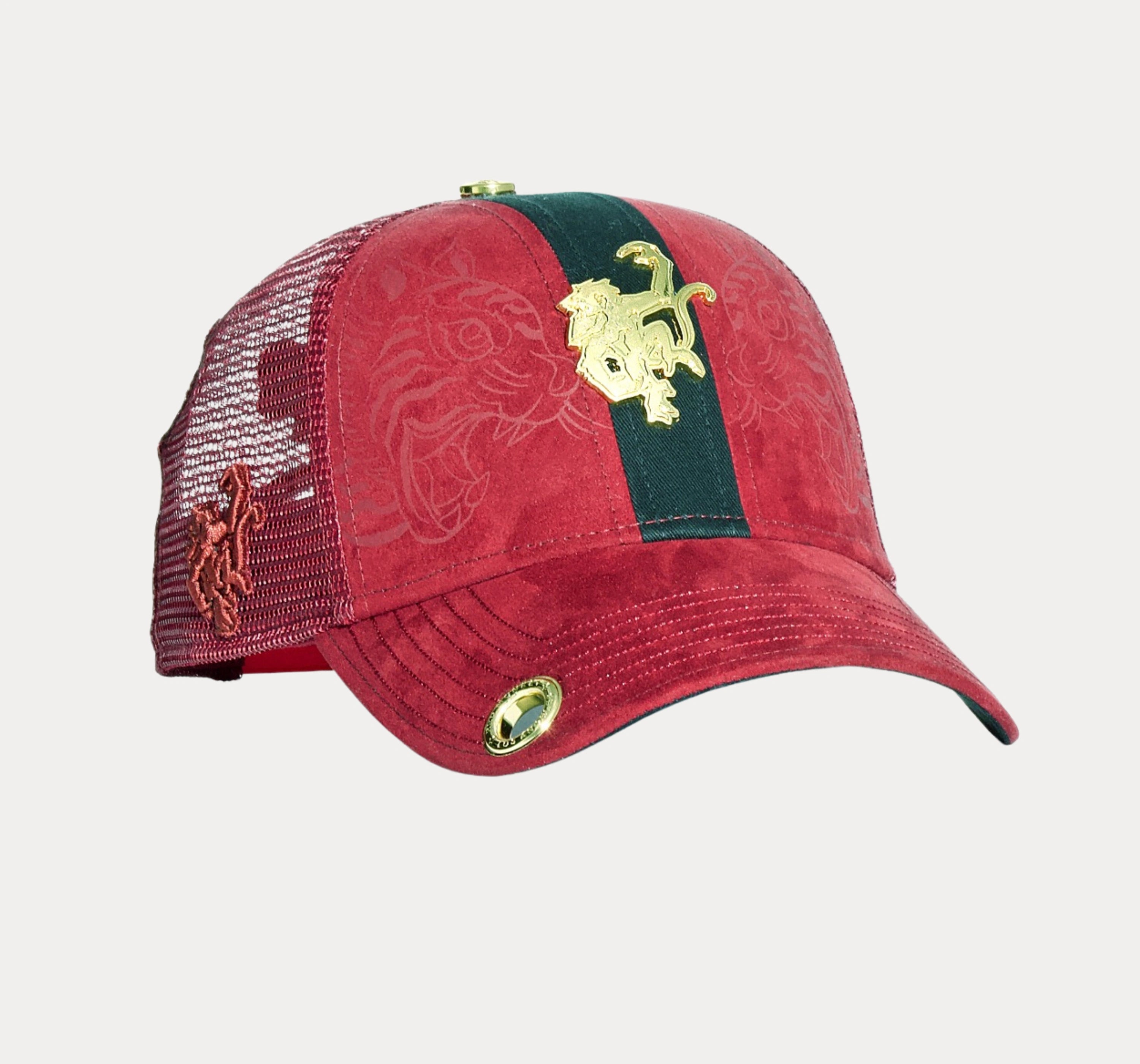 Red Suede Trucker