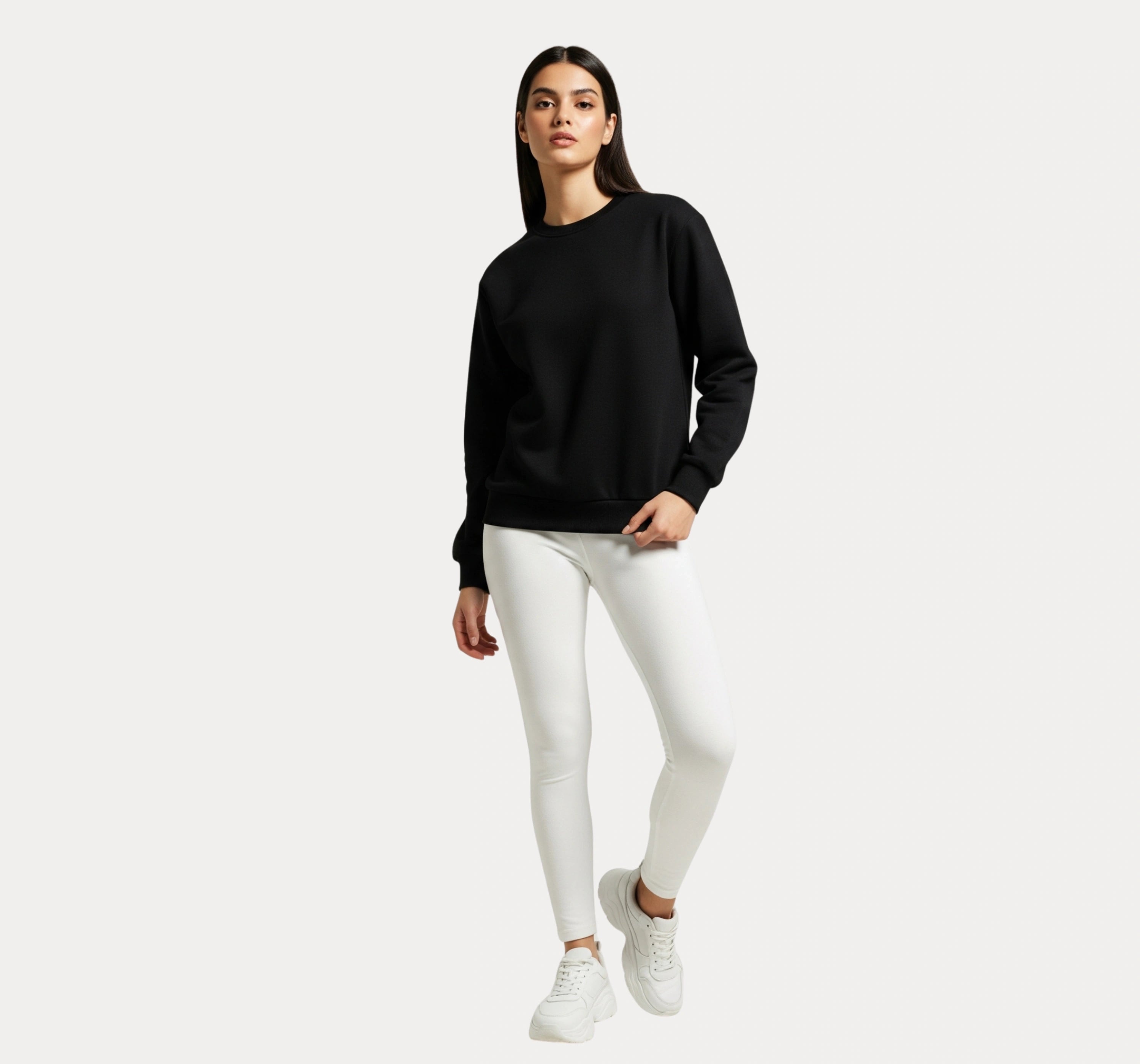 Casual Black Sweatshirt