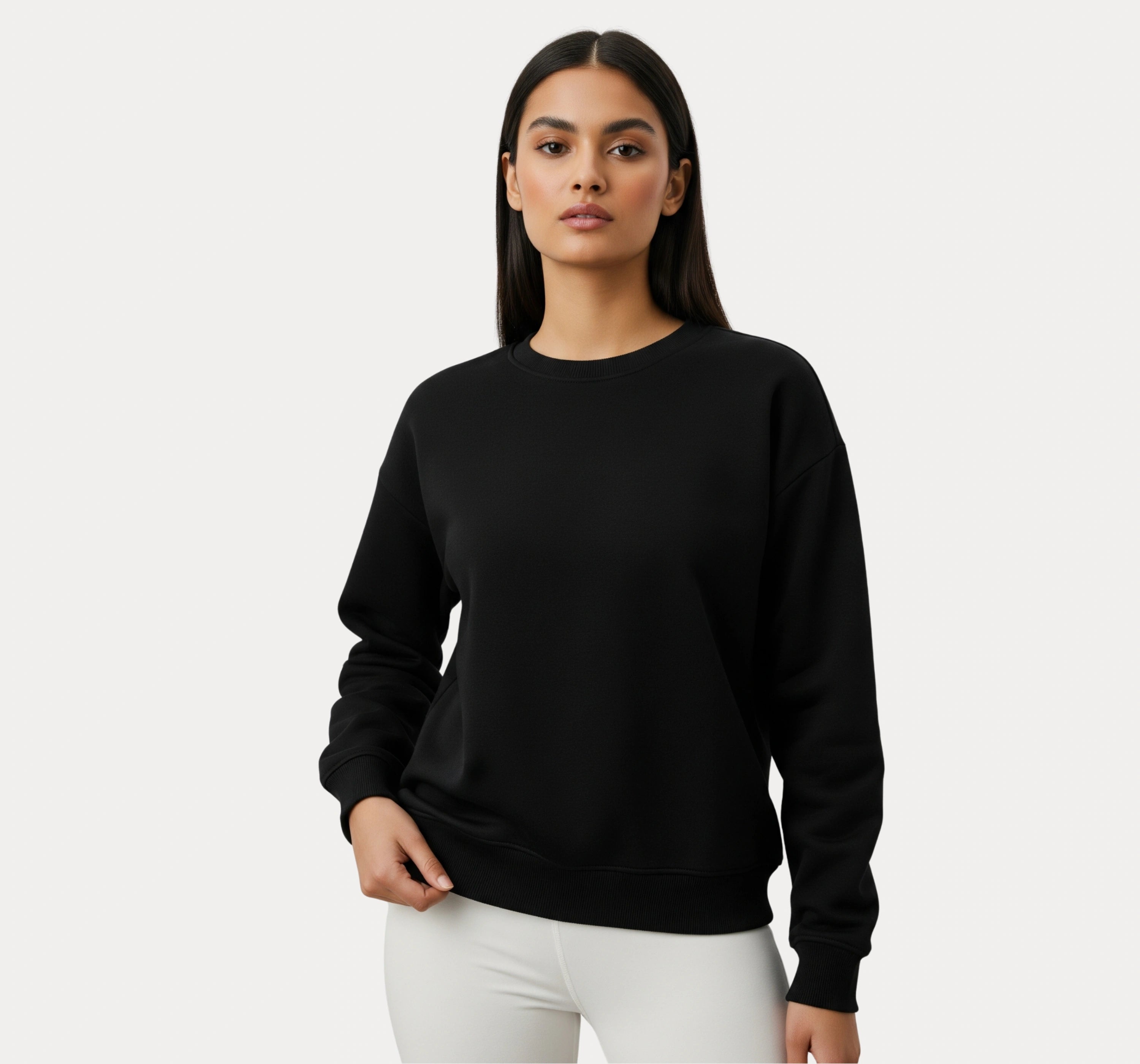 Casual Black Sweatshirt