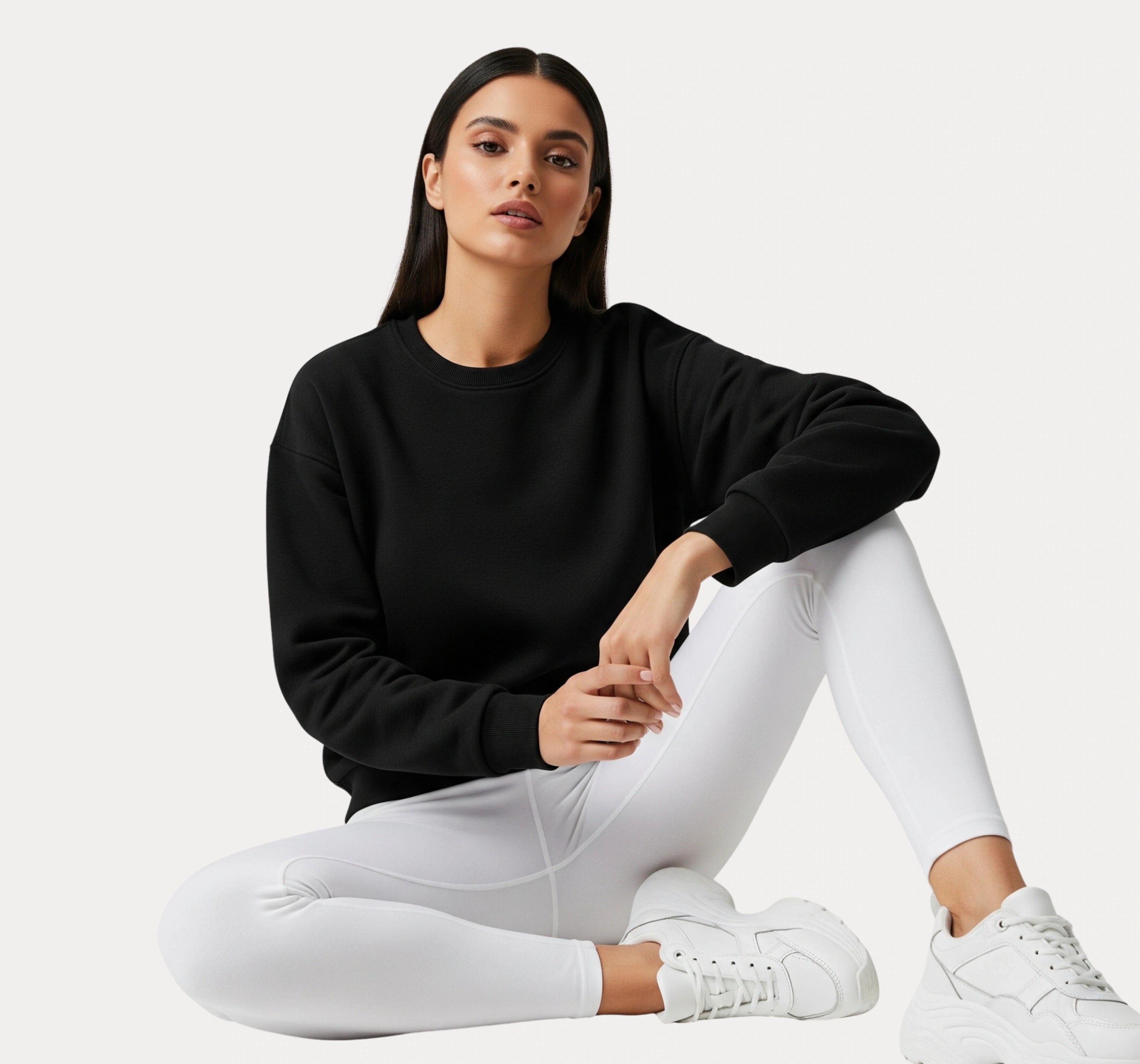 Casual Black Sweatshirt