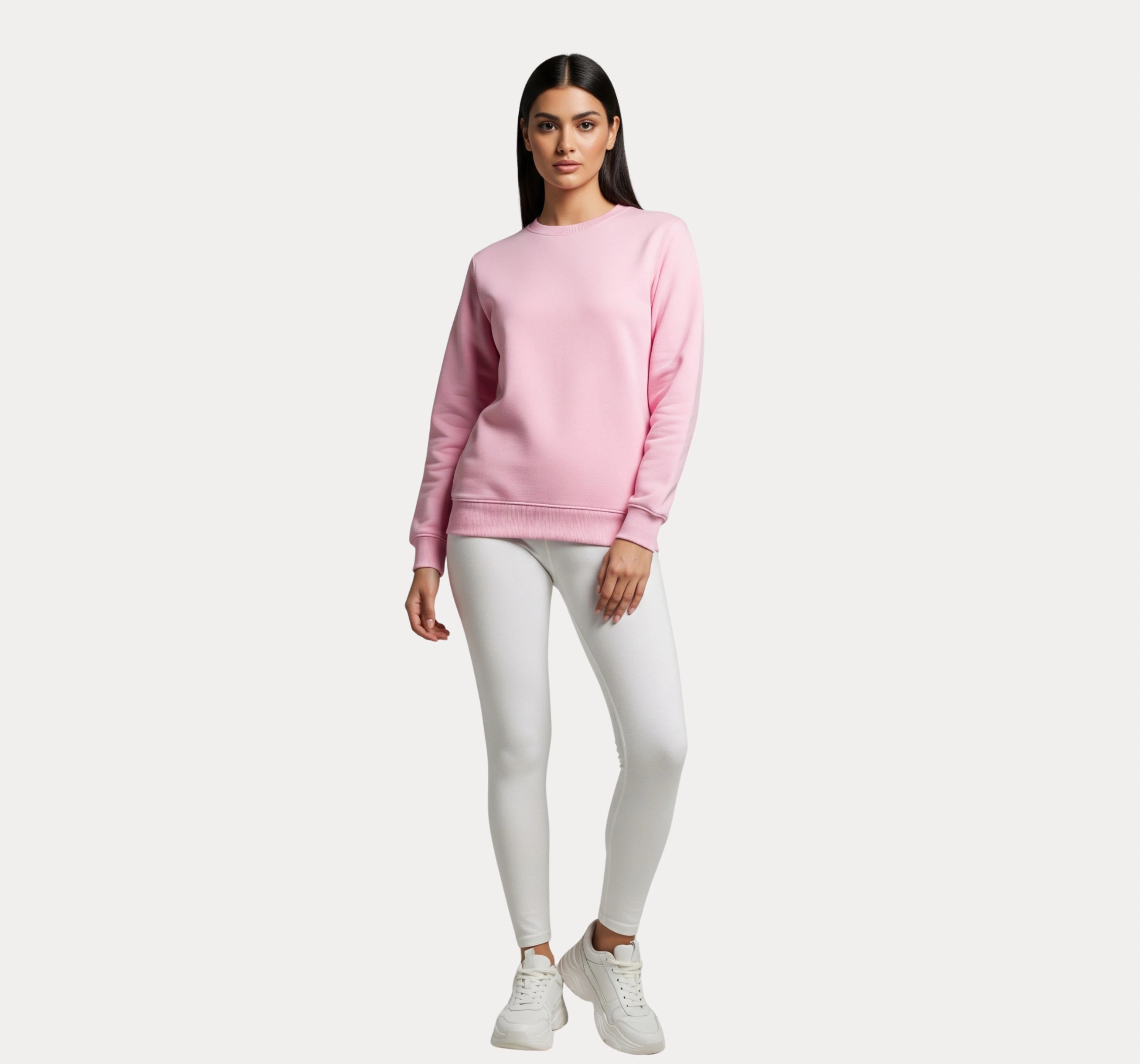 Casual Pink Sweatshirt