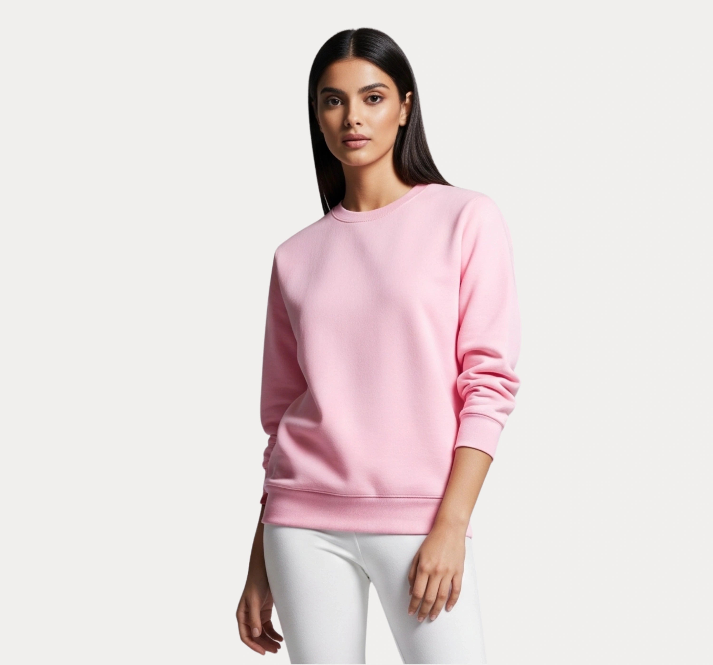 Casual Pink Sweatshirt