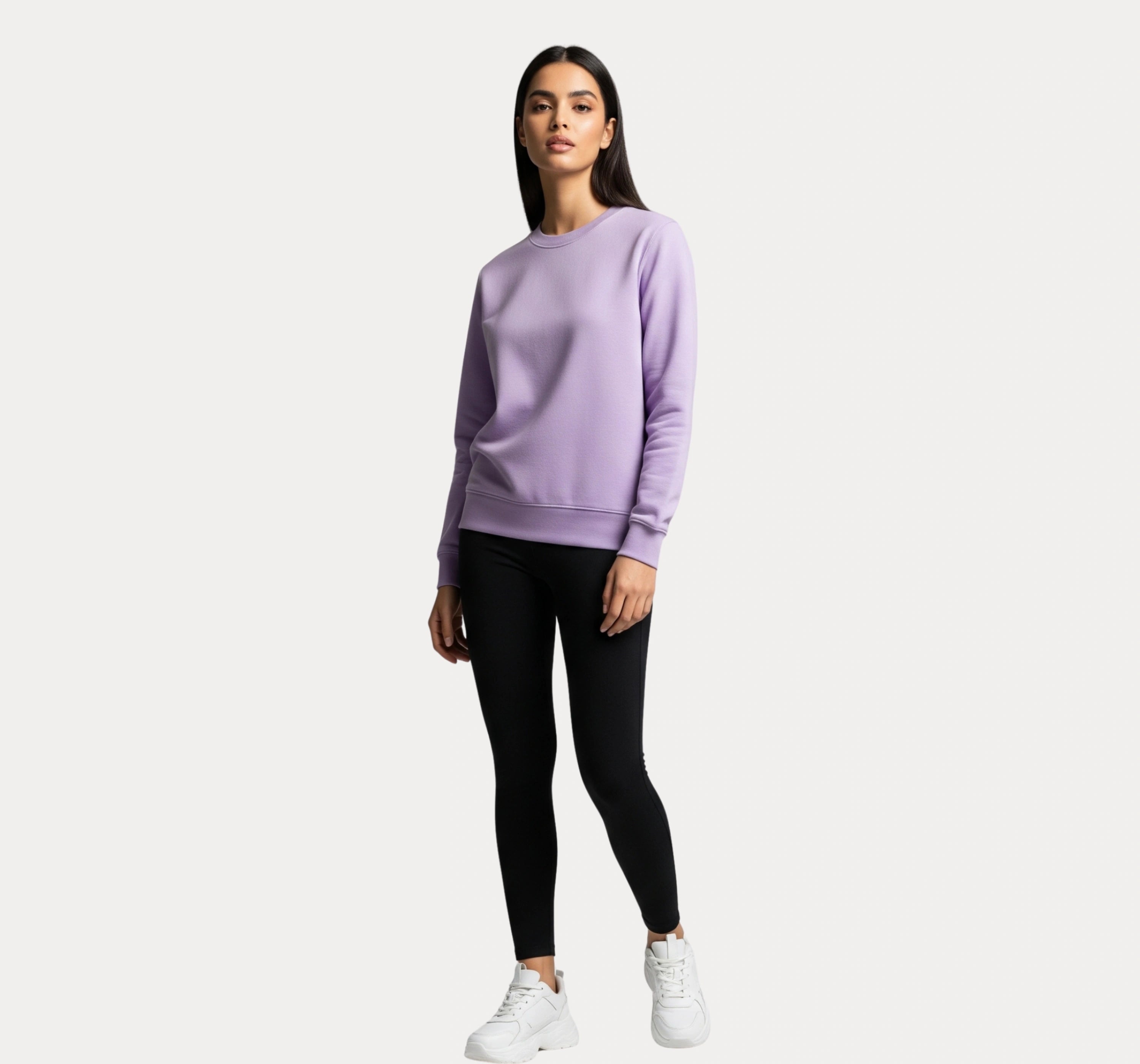 Casual Purple Sweatshirt