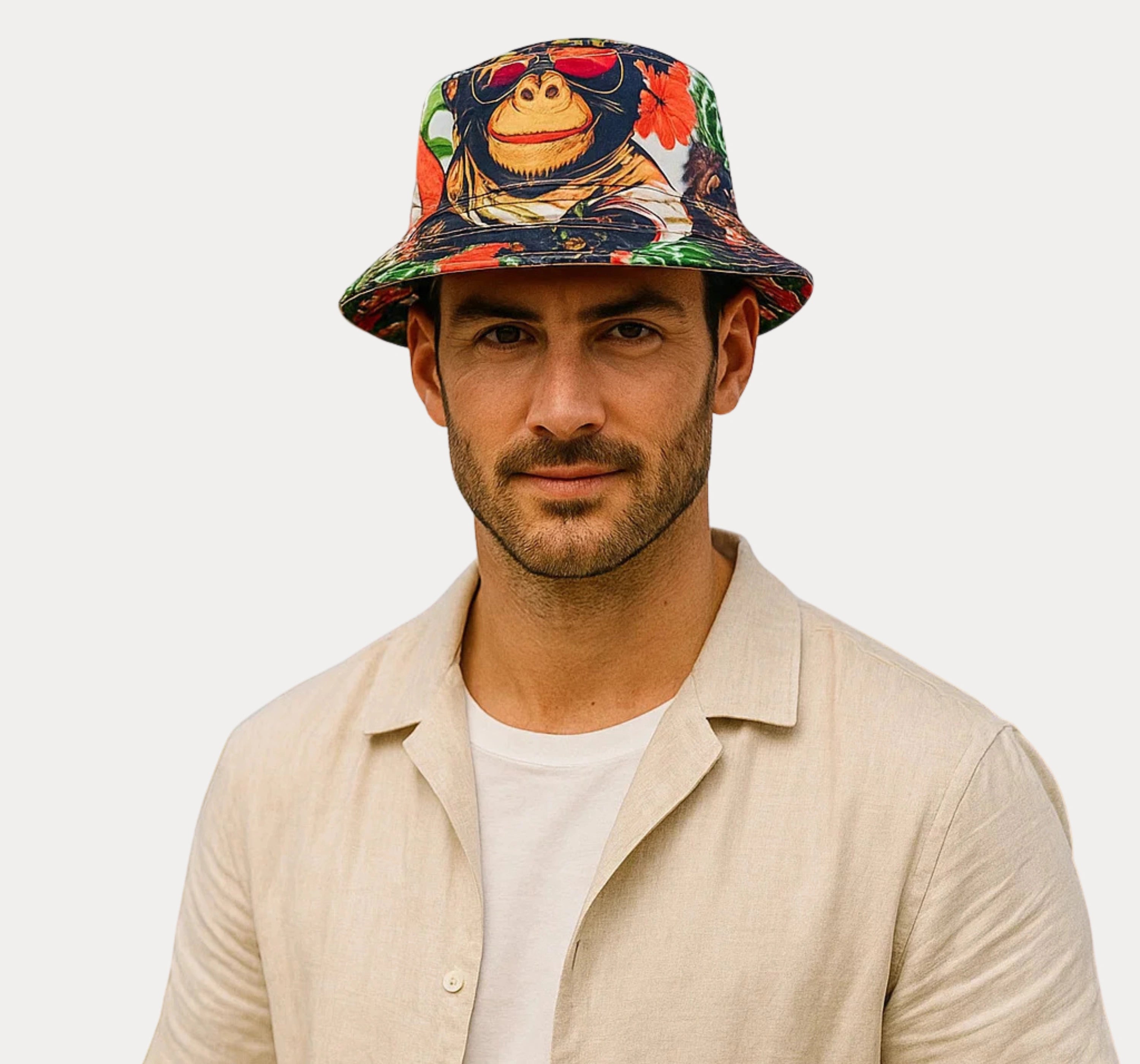 Tropical Monkey Chill Bucket Hat