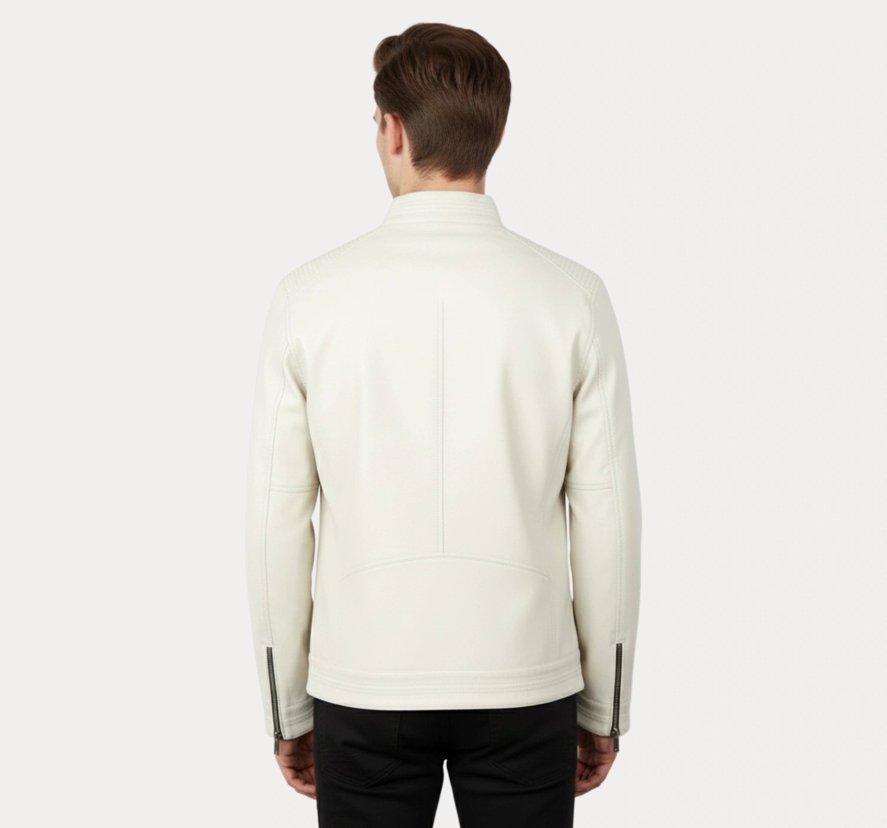 White Leather Jacket