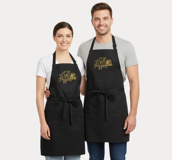 Modern Kitchen Apron UK – folded flat lay