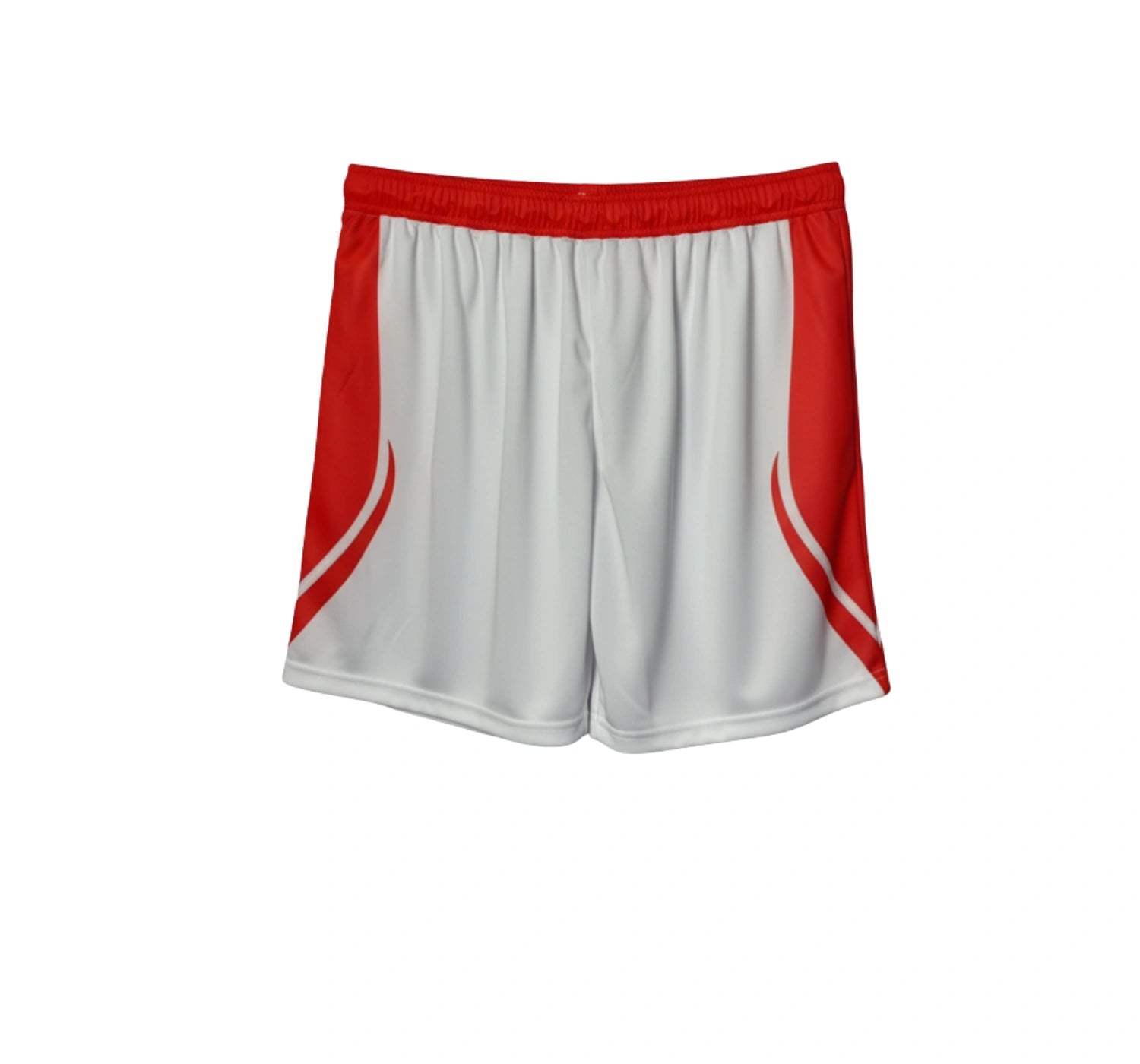 White Athletic Shorts for Men UK front view
