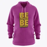 Be Unique Be Different Hoodie black